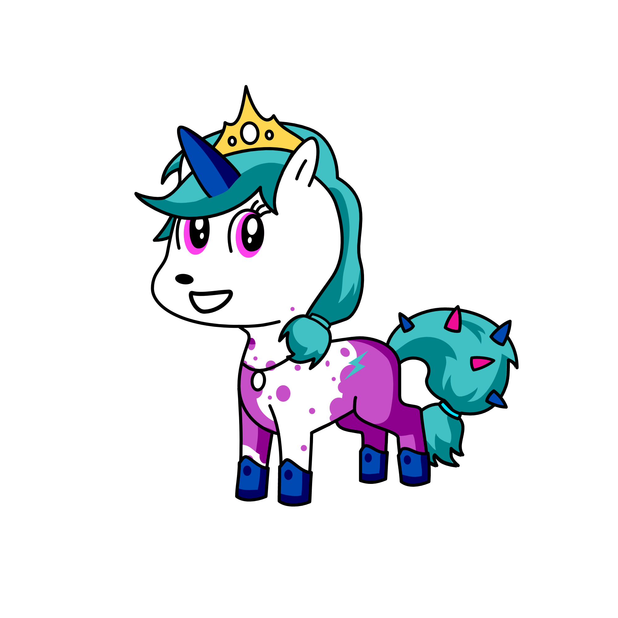 sky wing, the unicorn