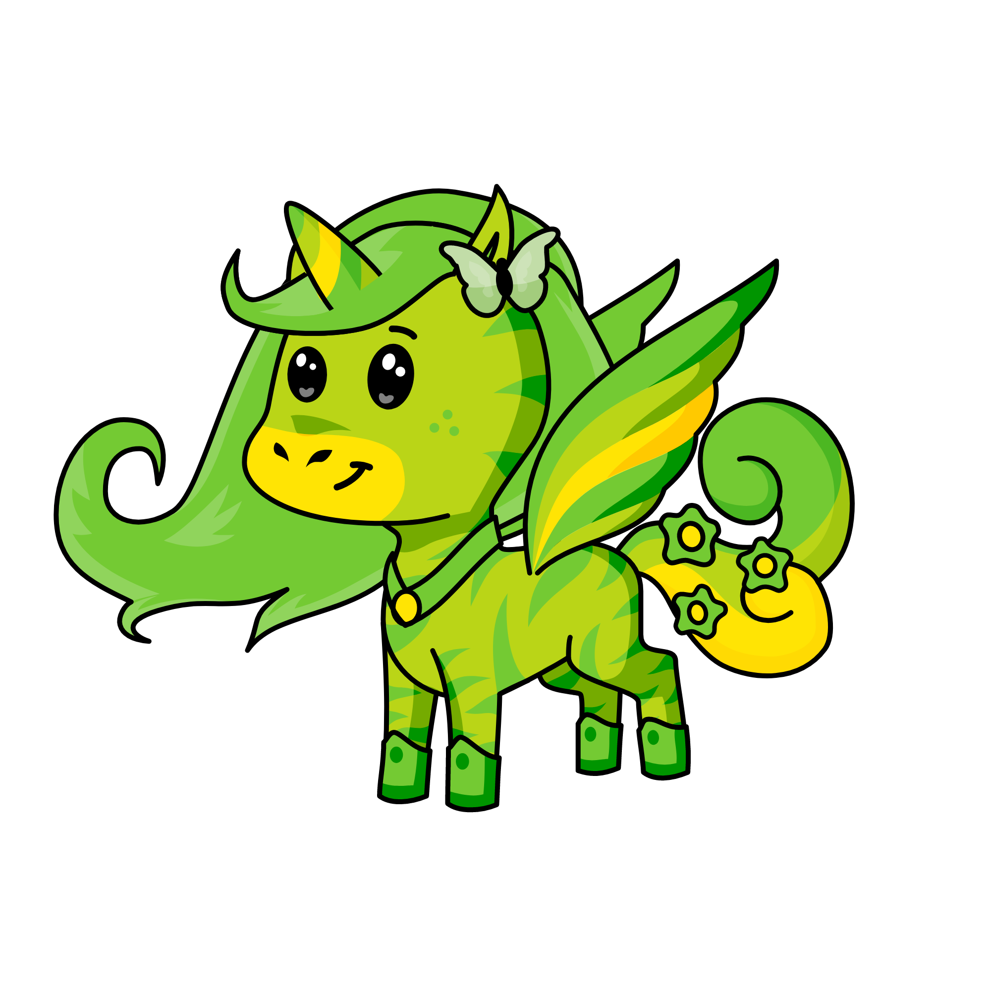 Carla PZ La Reina de la Naturaleza, the unicorn