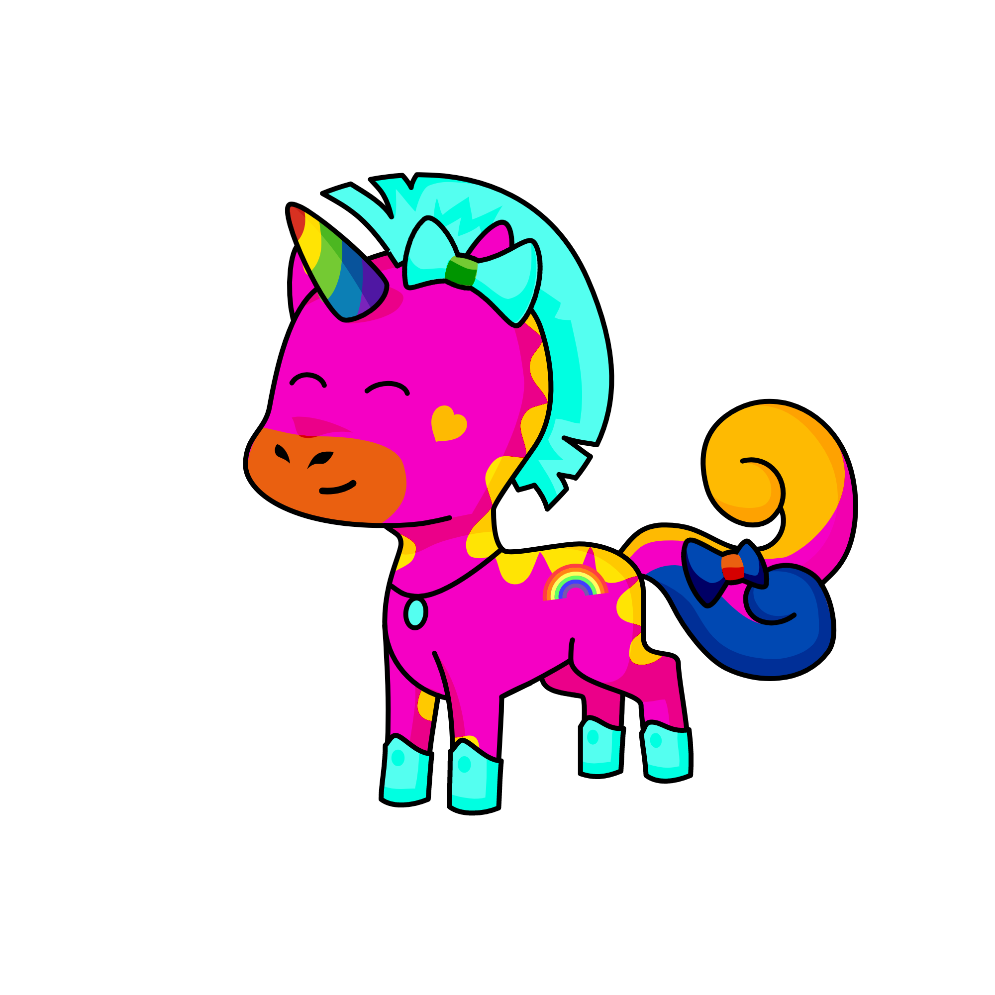 MIYAH PERIOD POOH, the unicorn