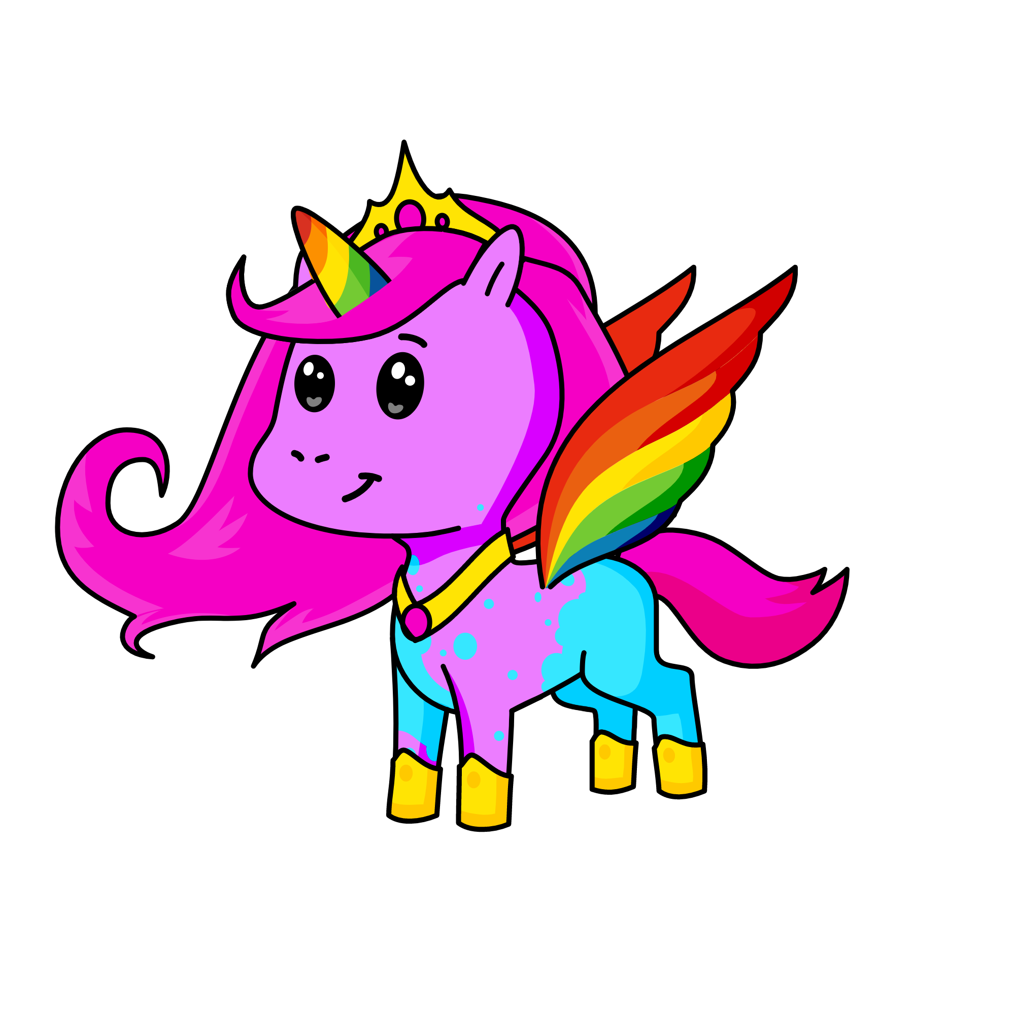 I don't know what to name her lol, the unicorn