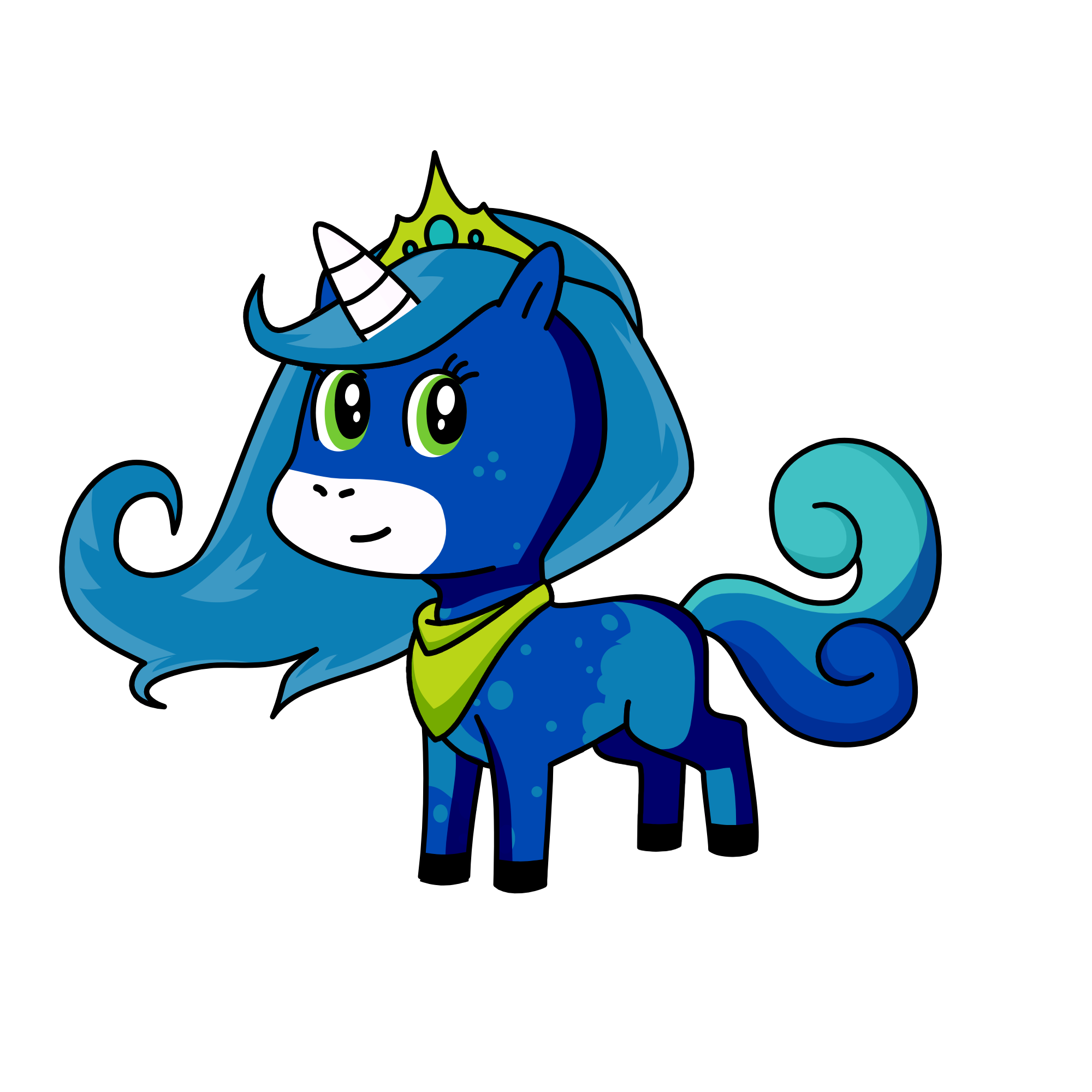 Coral, the unicorn