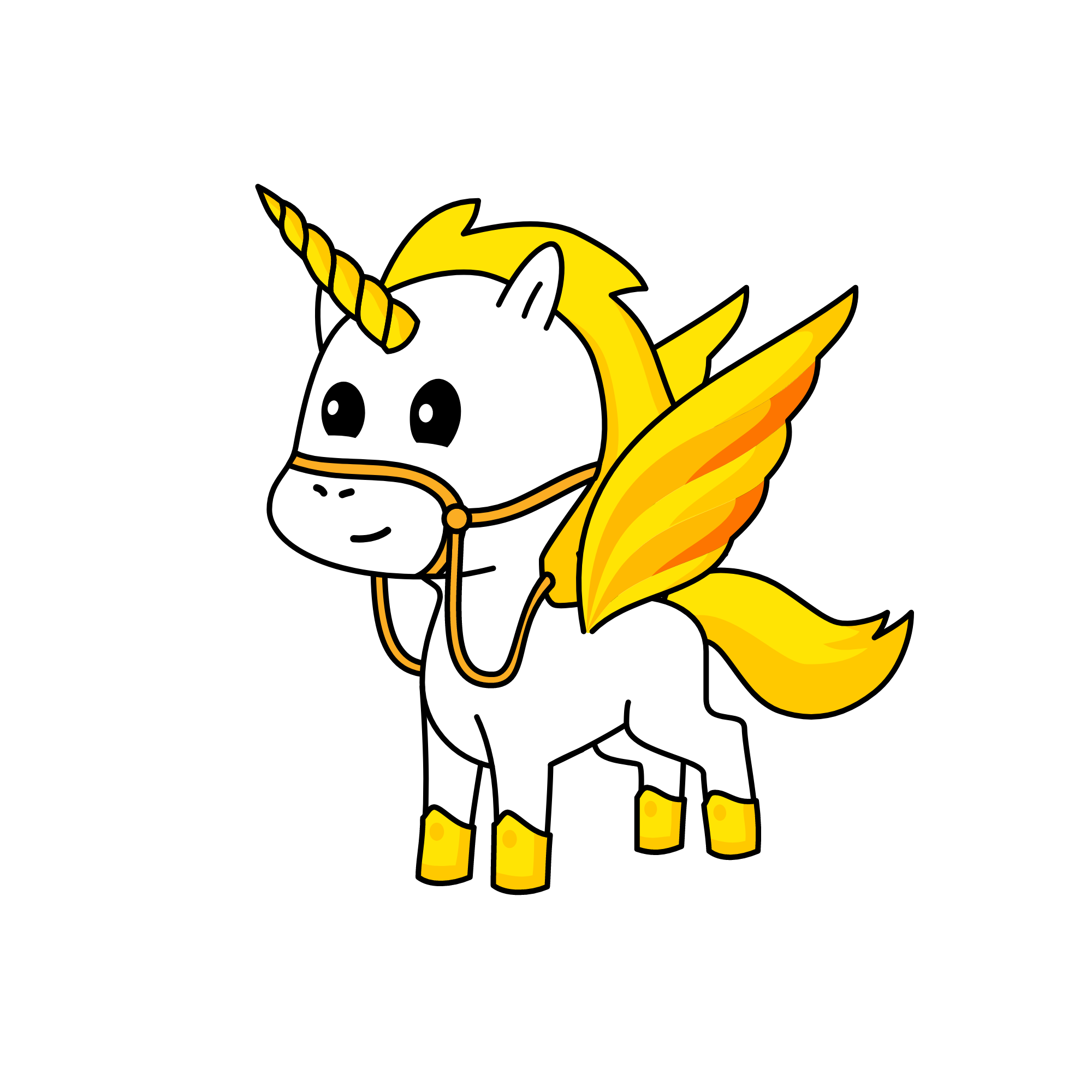 Sam el Principe Del Cielo, the unicorn