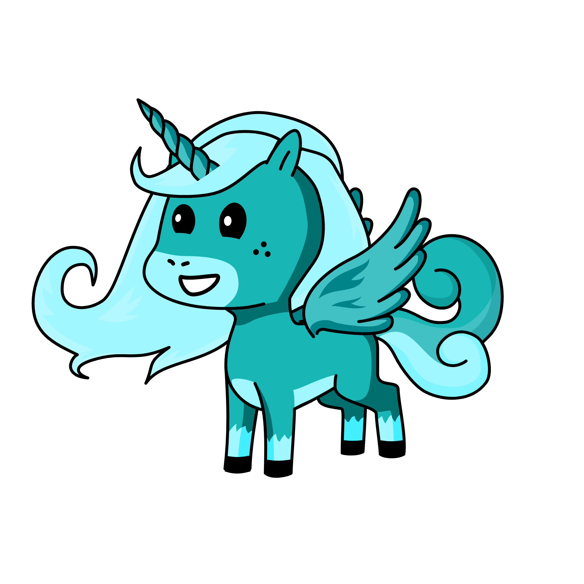 Ice La Princesa Del Hielo, the unicorn