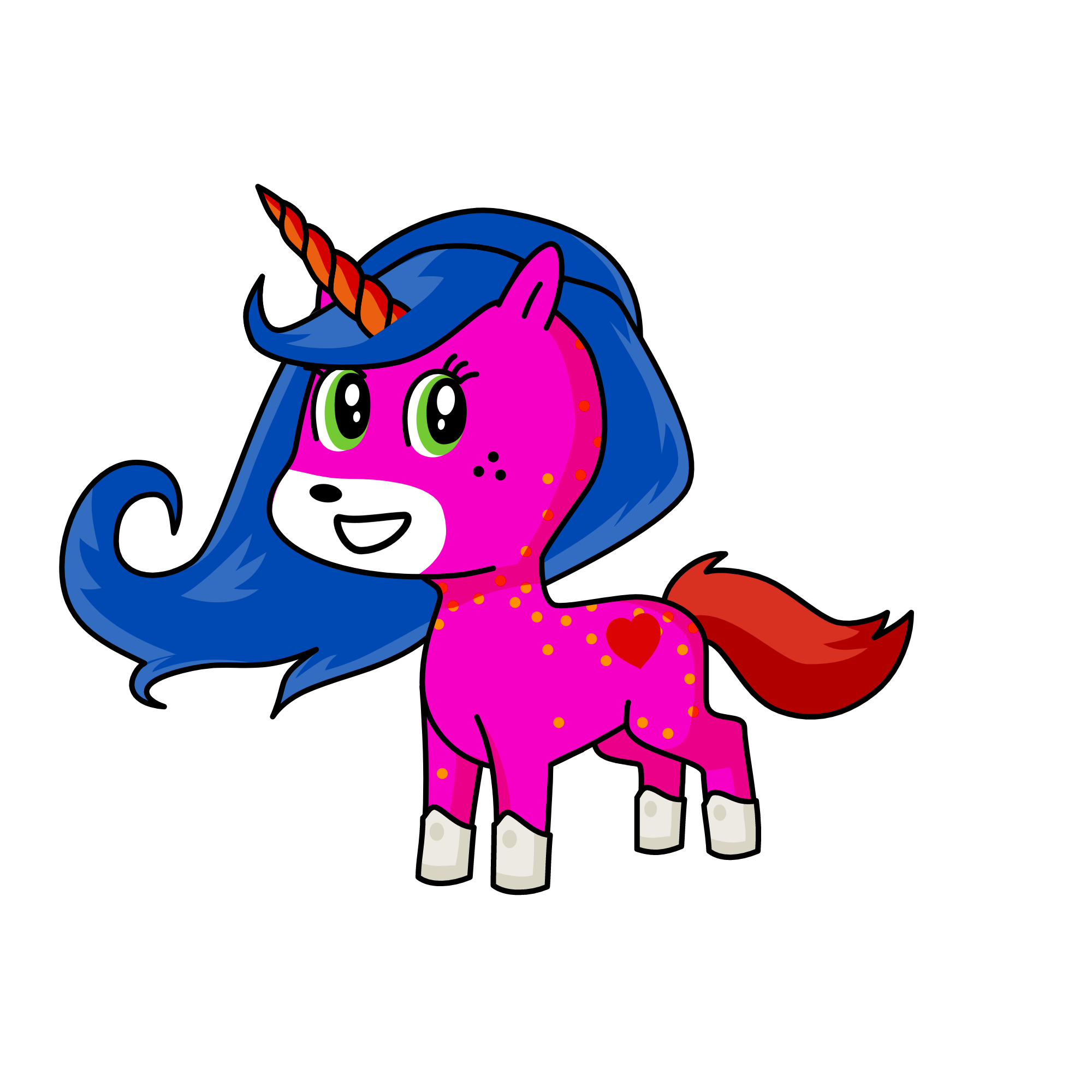 Ranbow, the unicorn