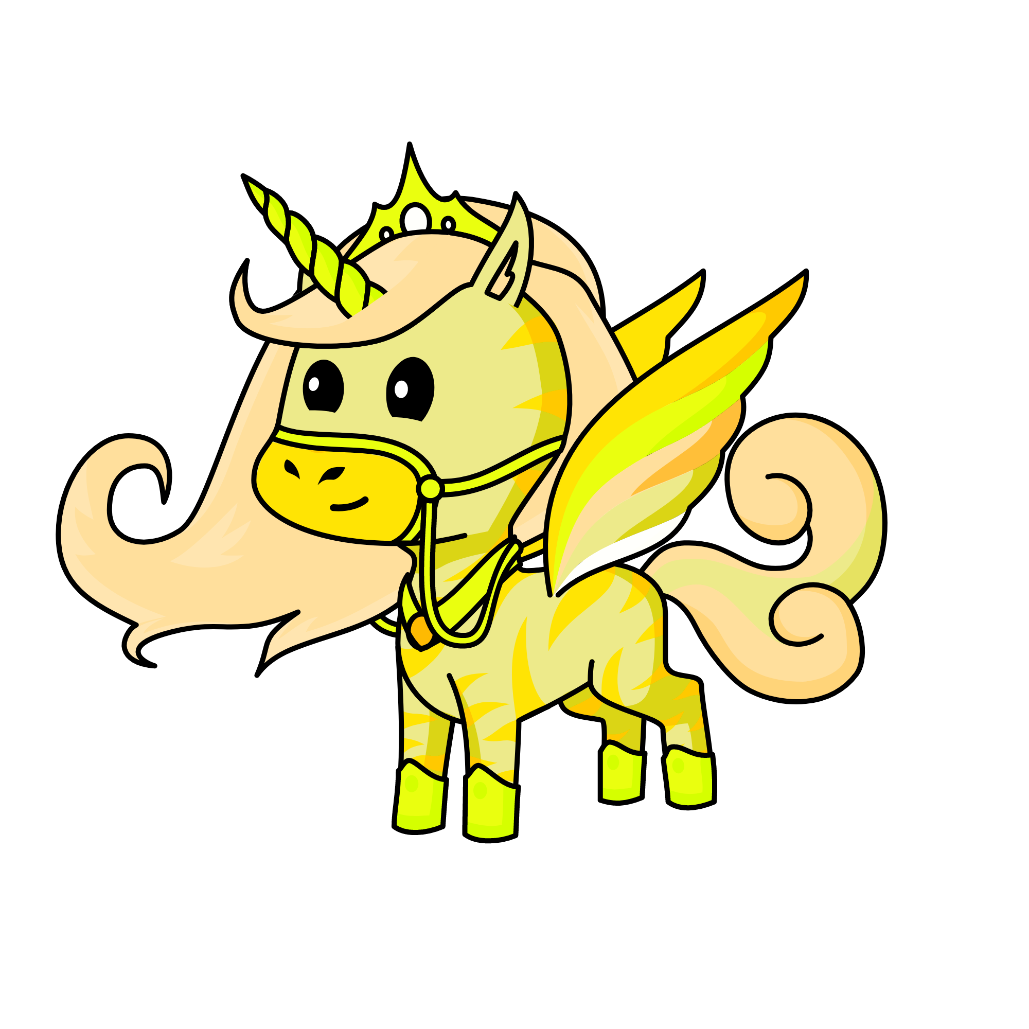 Go Dey PZ La Reina del Día, the unicorn
