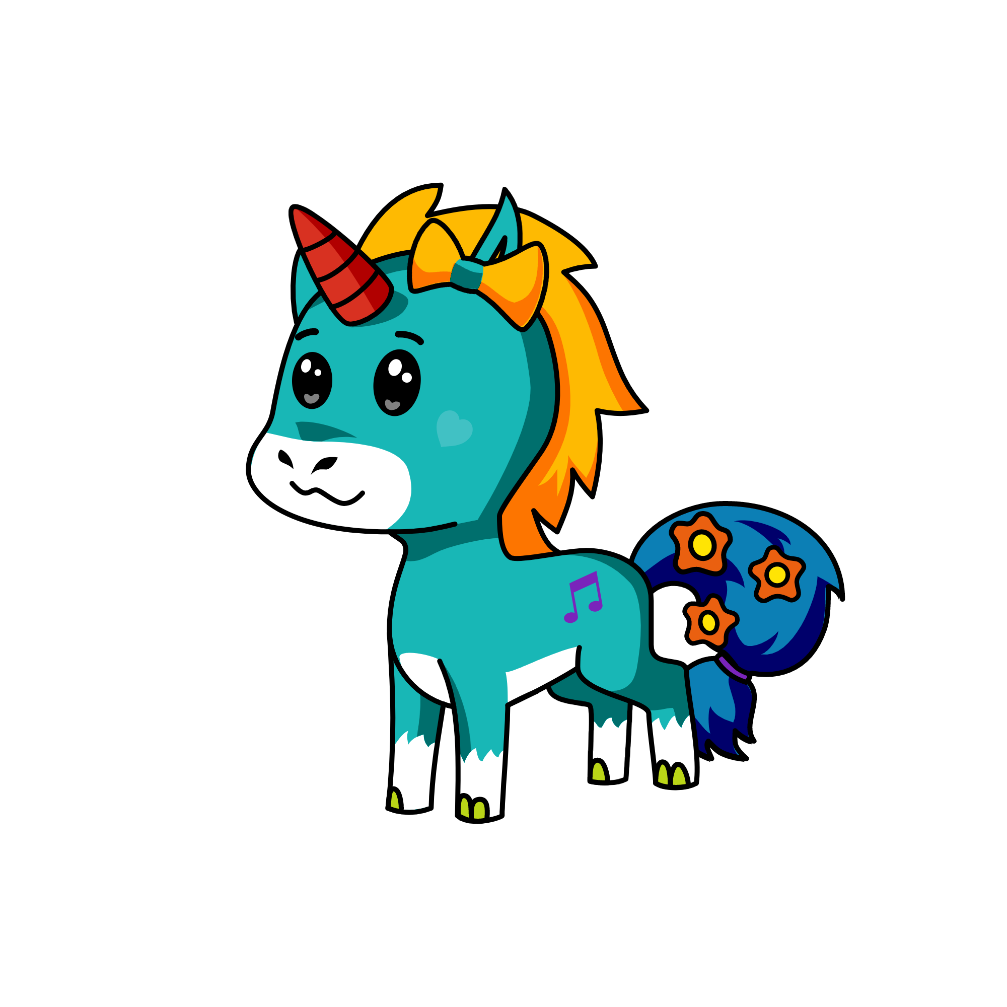 ù$ù, the unicorn