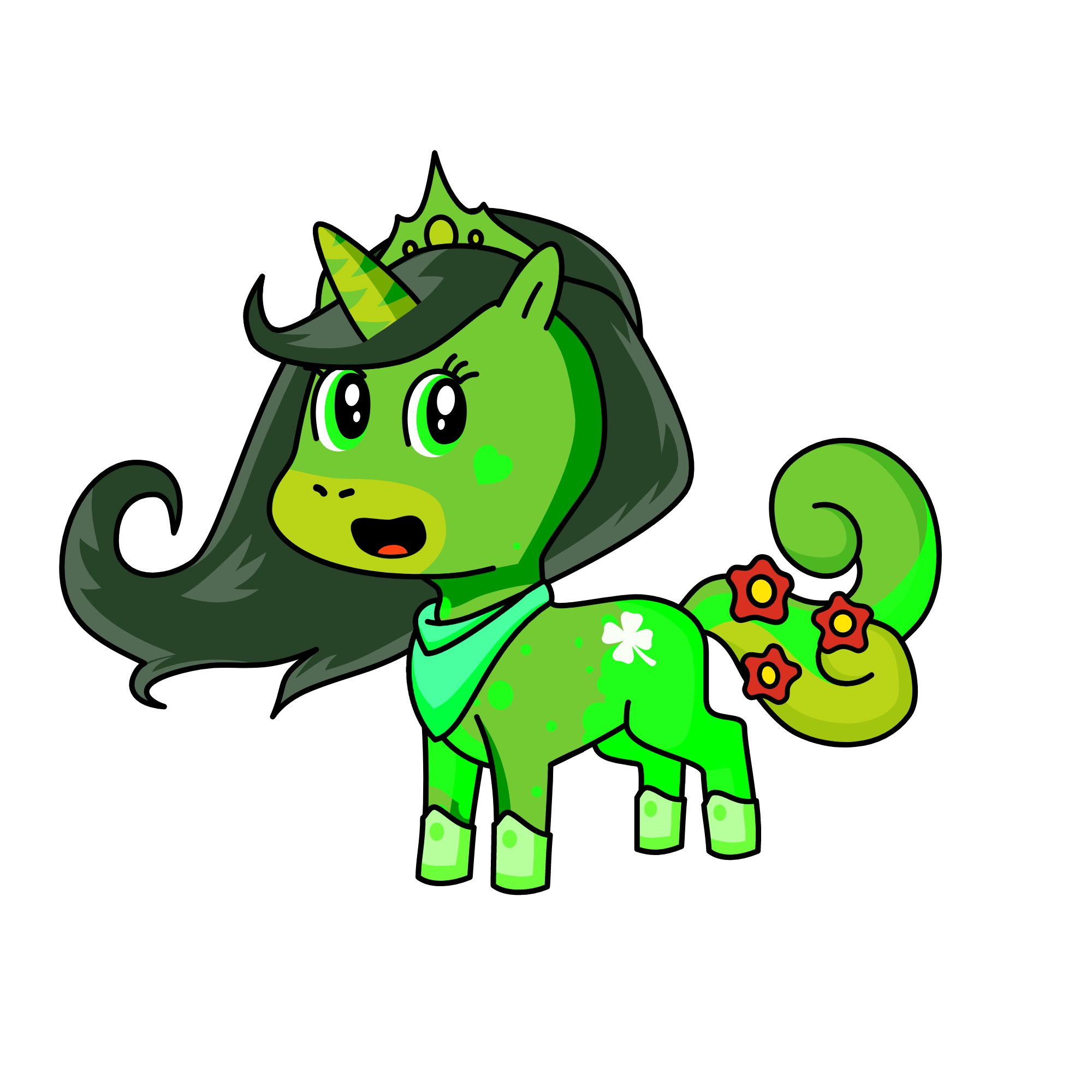 princess bella the princess of the forest, the unicorn