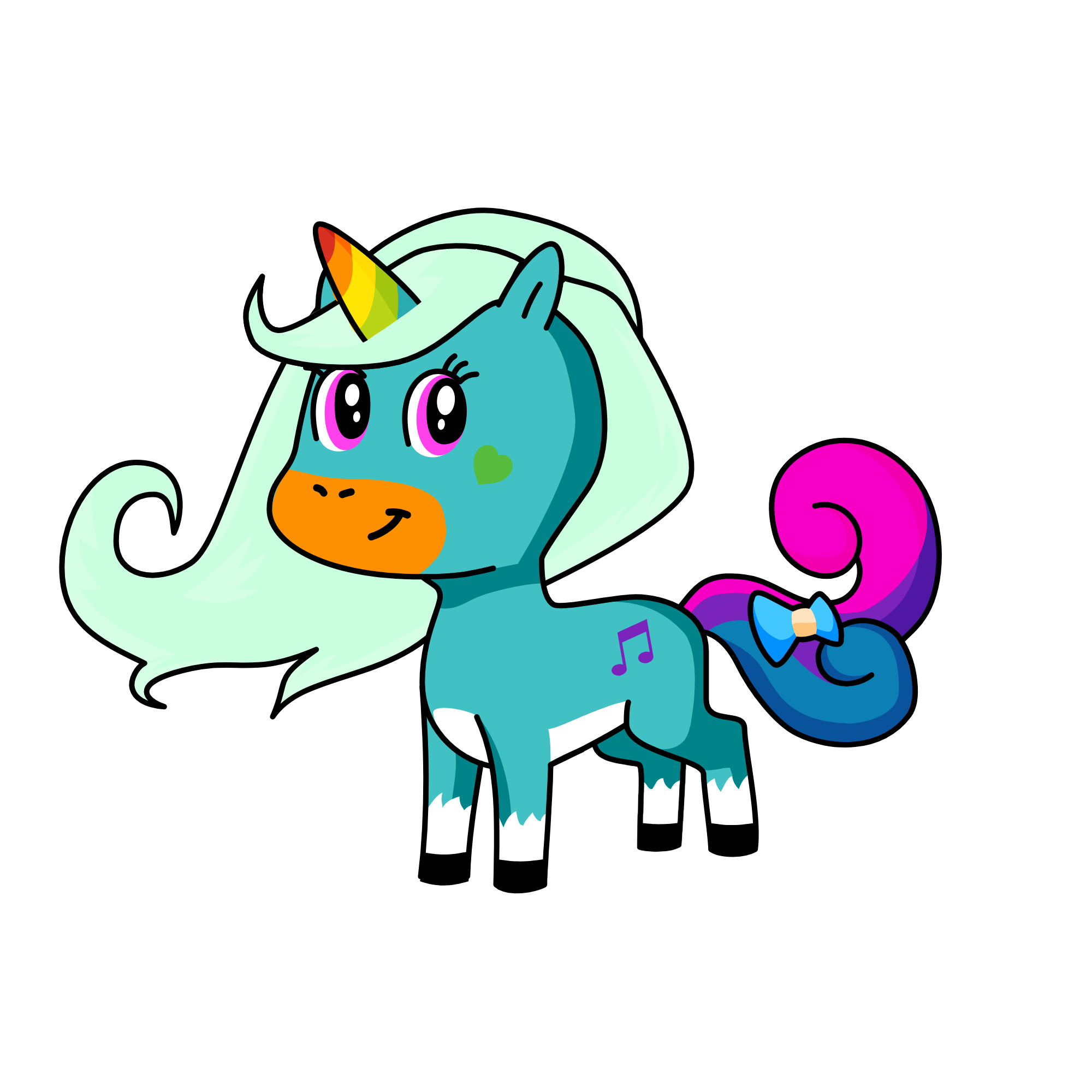 Shine🎇🎆✨, the unicorn