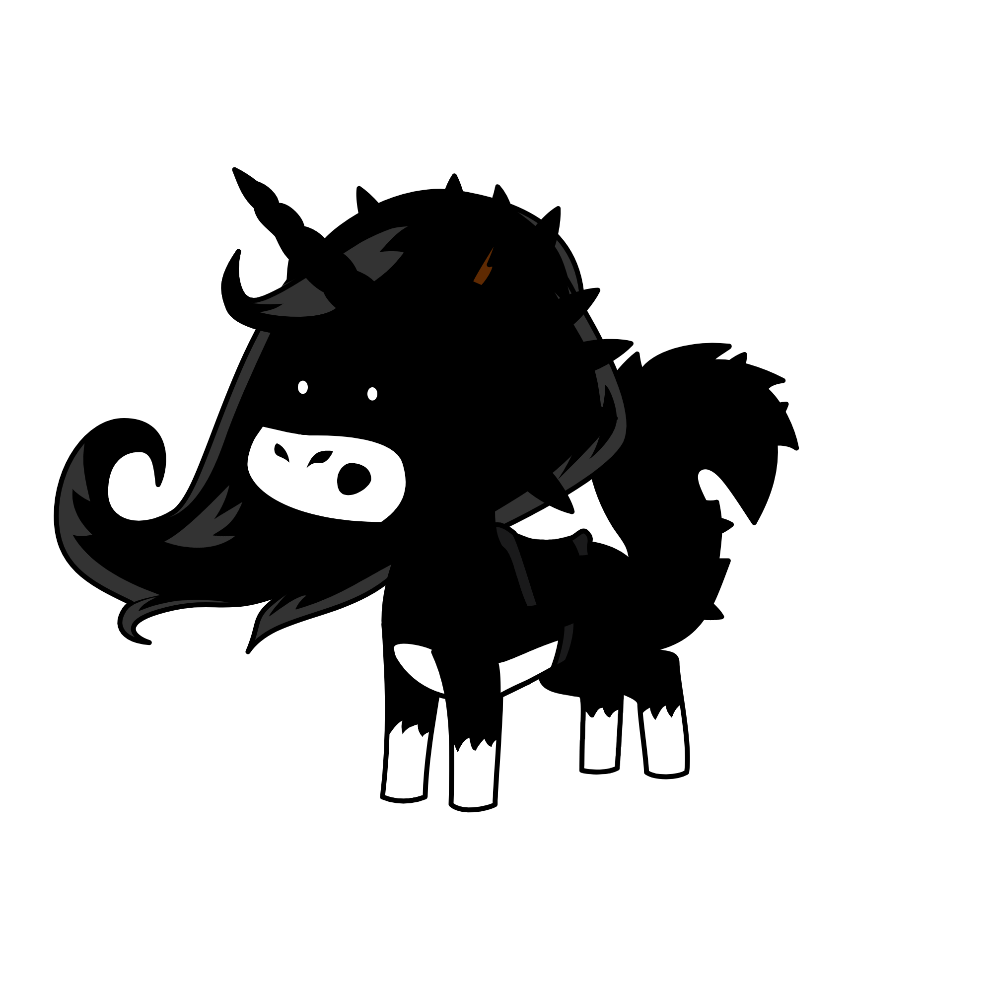 dark, the unicorn