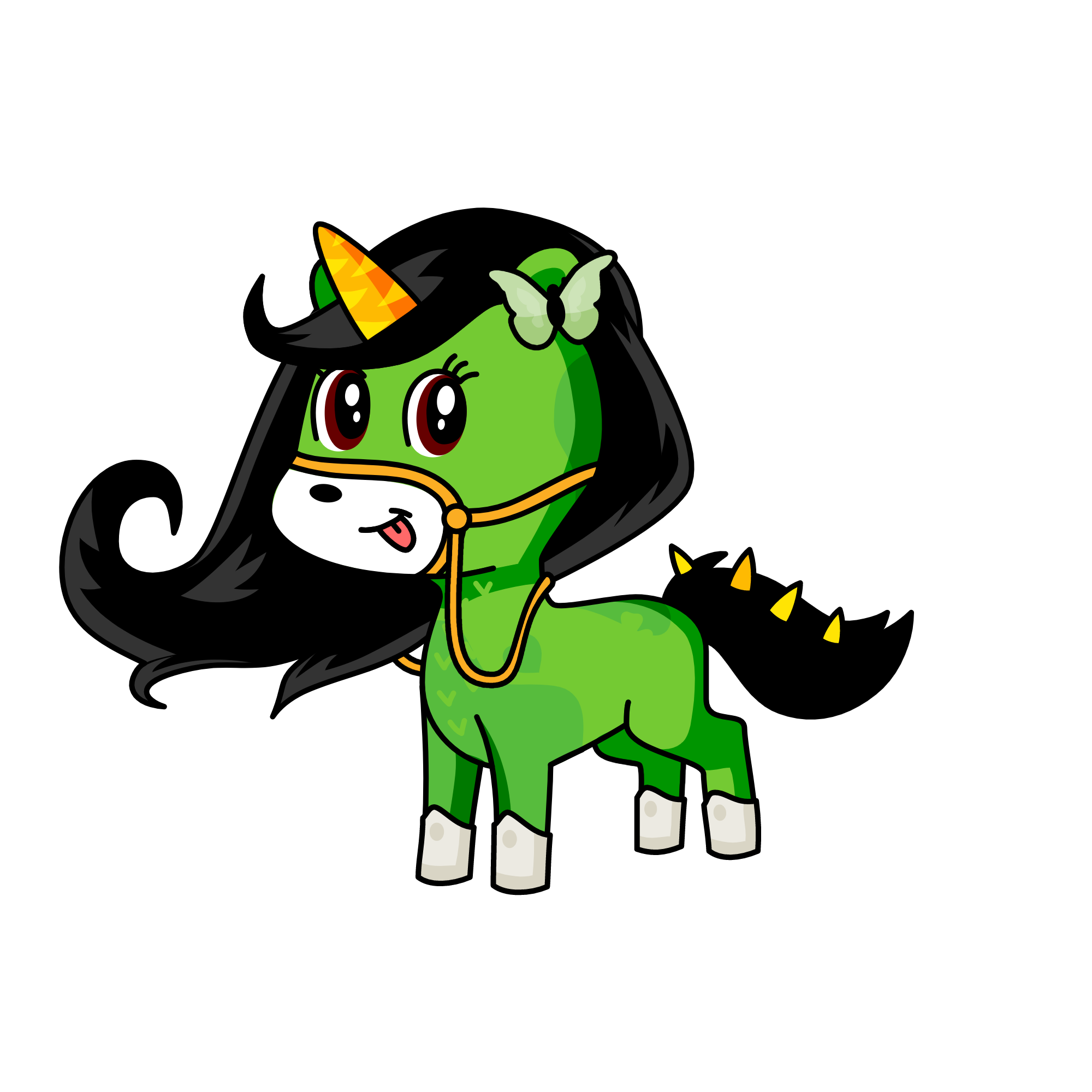 Greenicorn, the unicorn