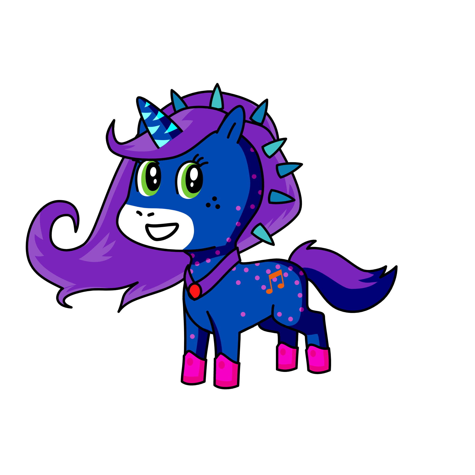 Musical Luna, the unicorn