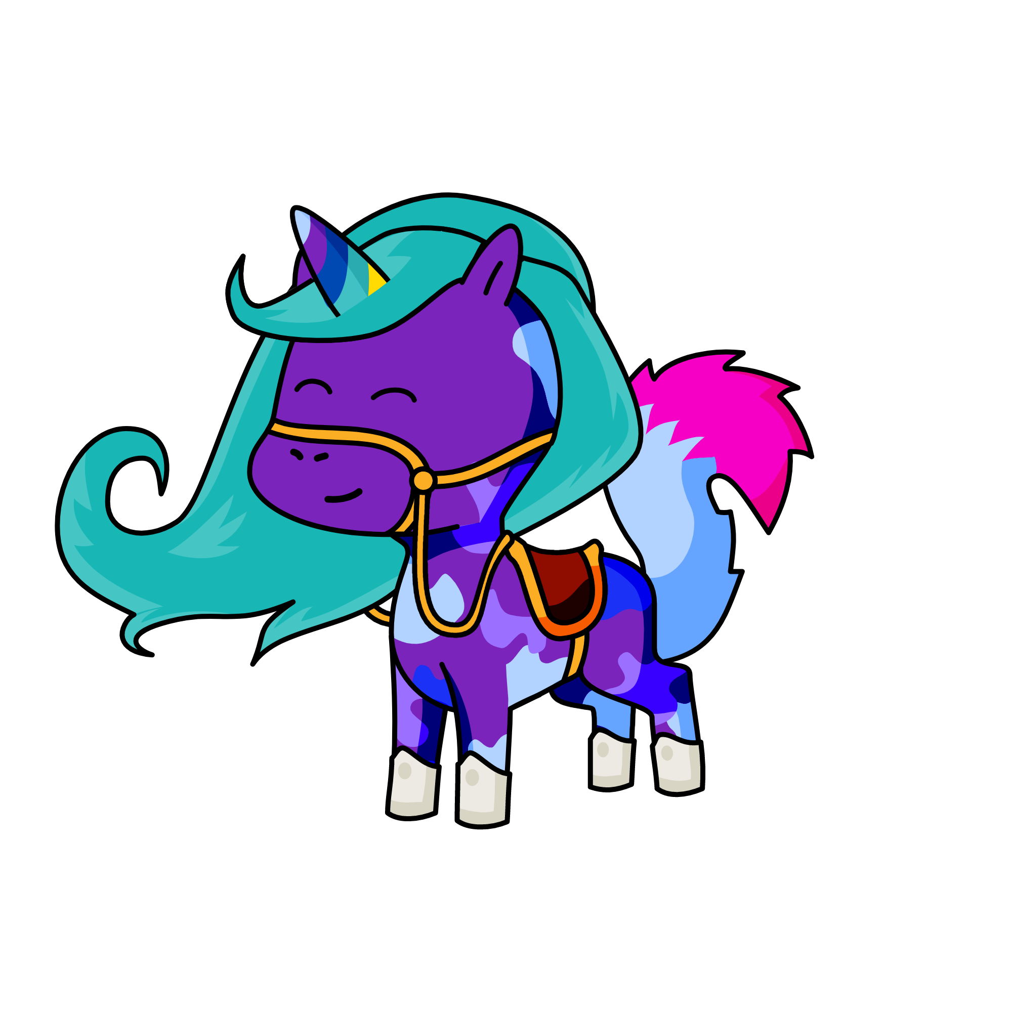 Moonlight, the unicorn