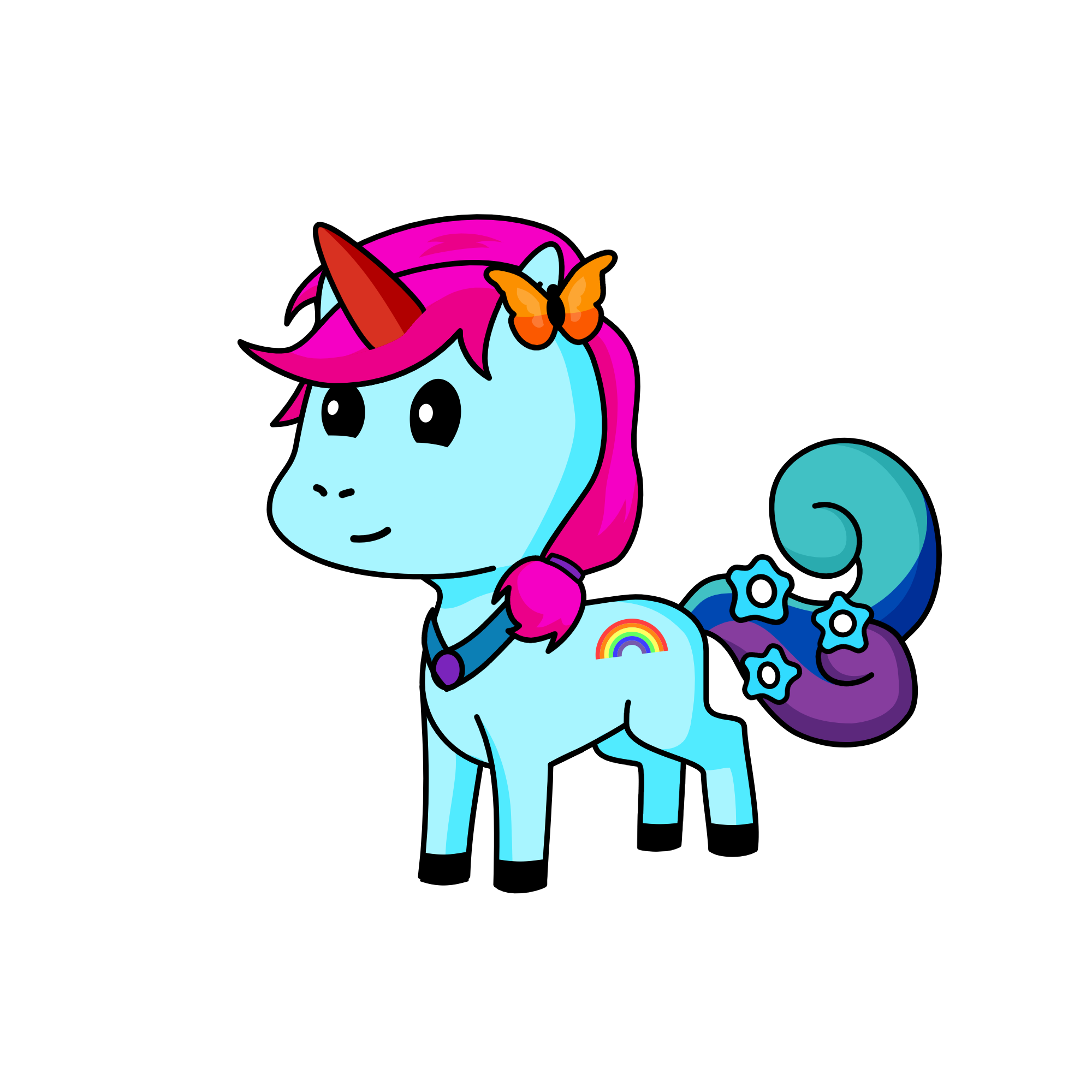 Sky, the unicorn