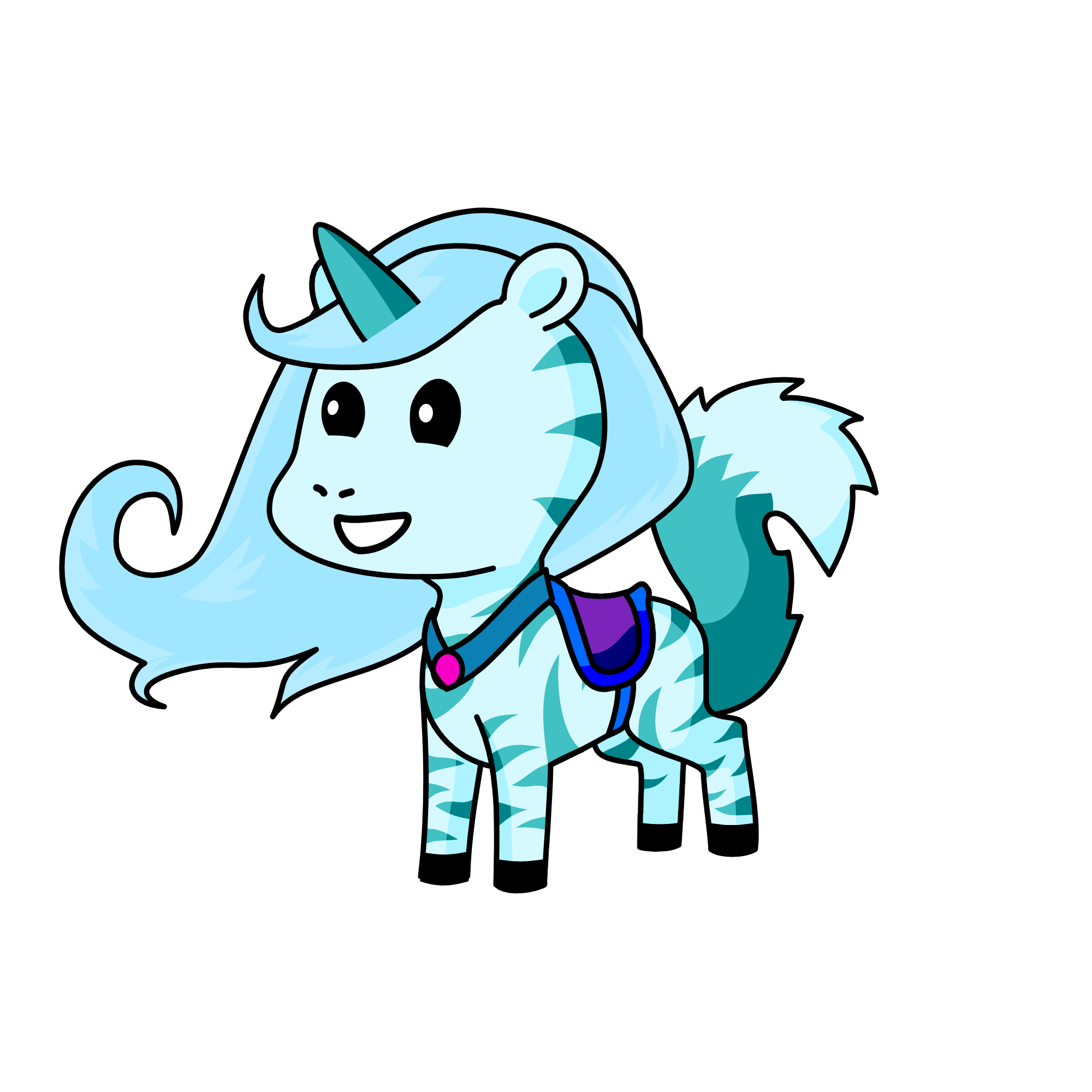 Blizzrad, the unicorn