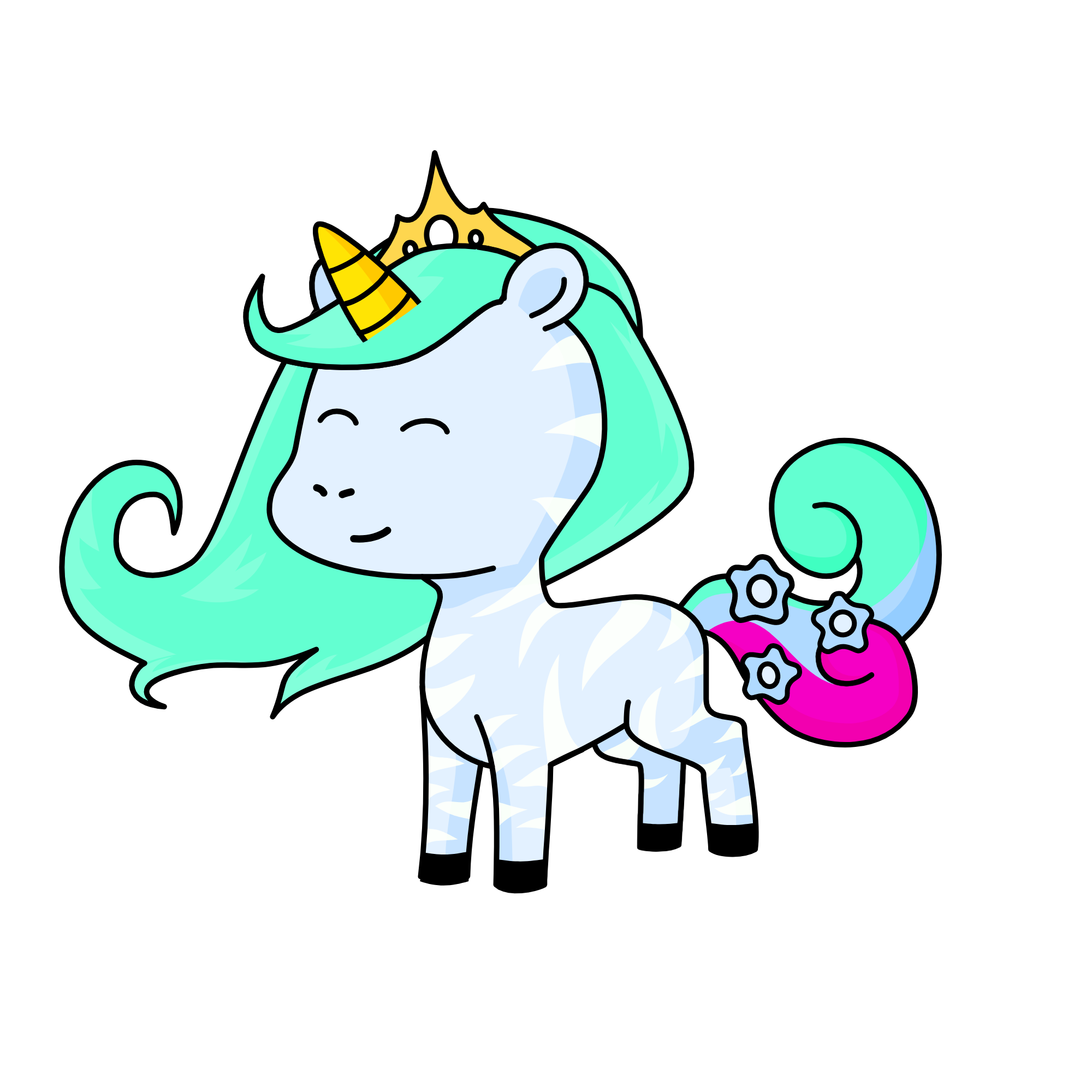 Aqua, the unicorn