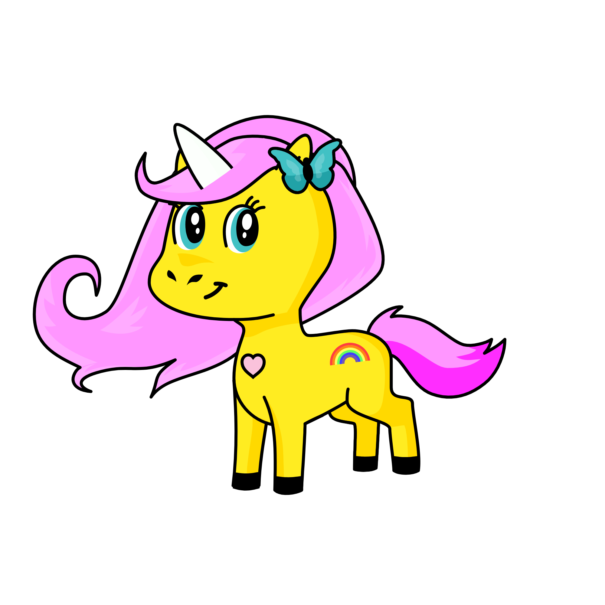 Fluttershy, the unicorn