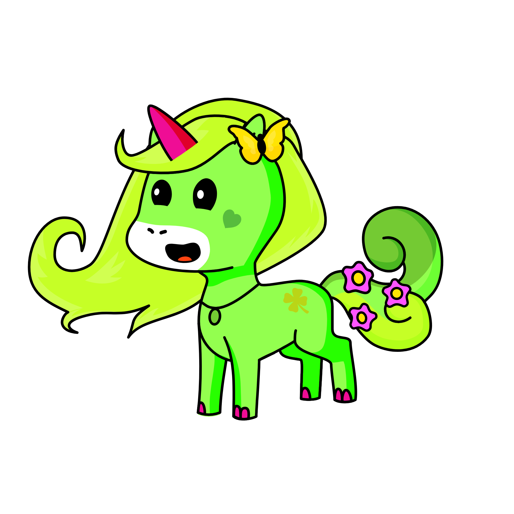 earthy, the unicorn