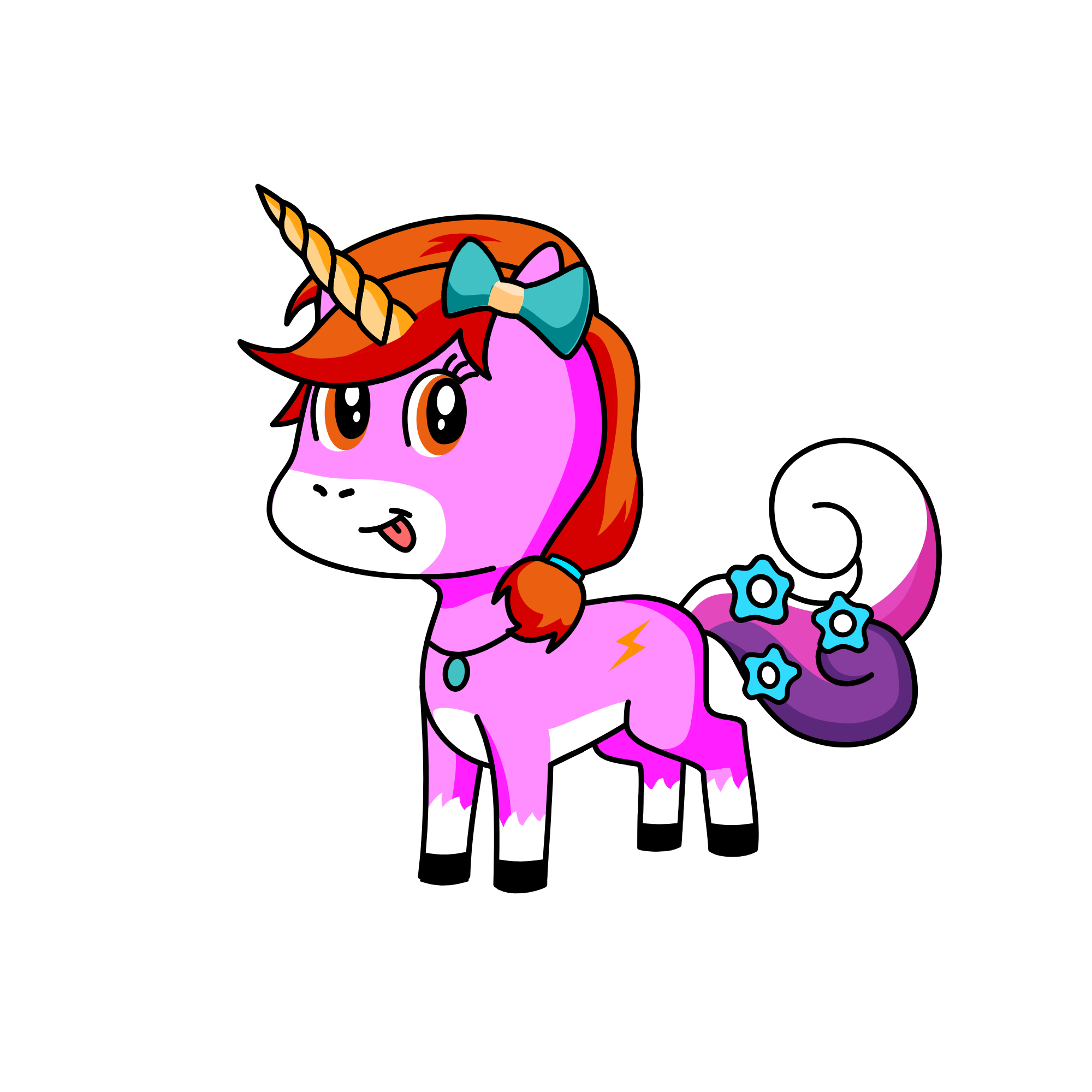 Sweety corn, the unicorn