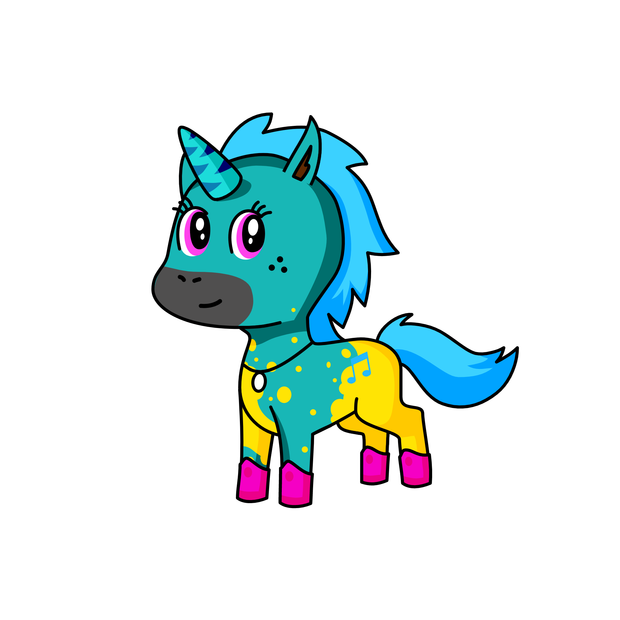 Night, the unicorn