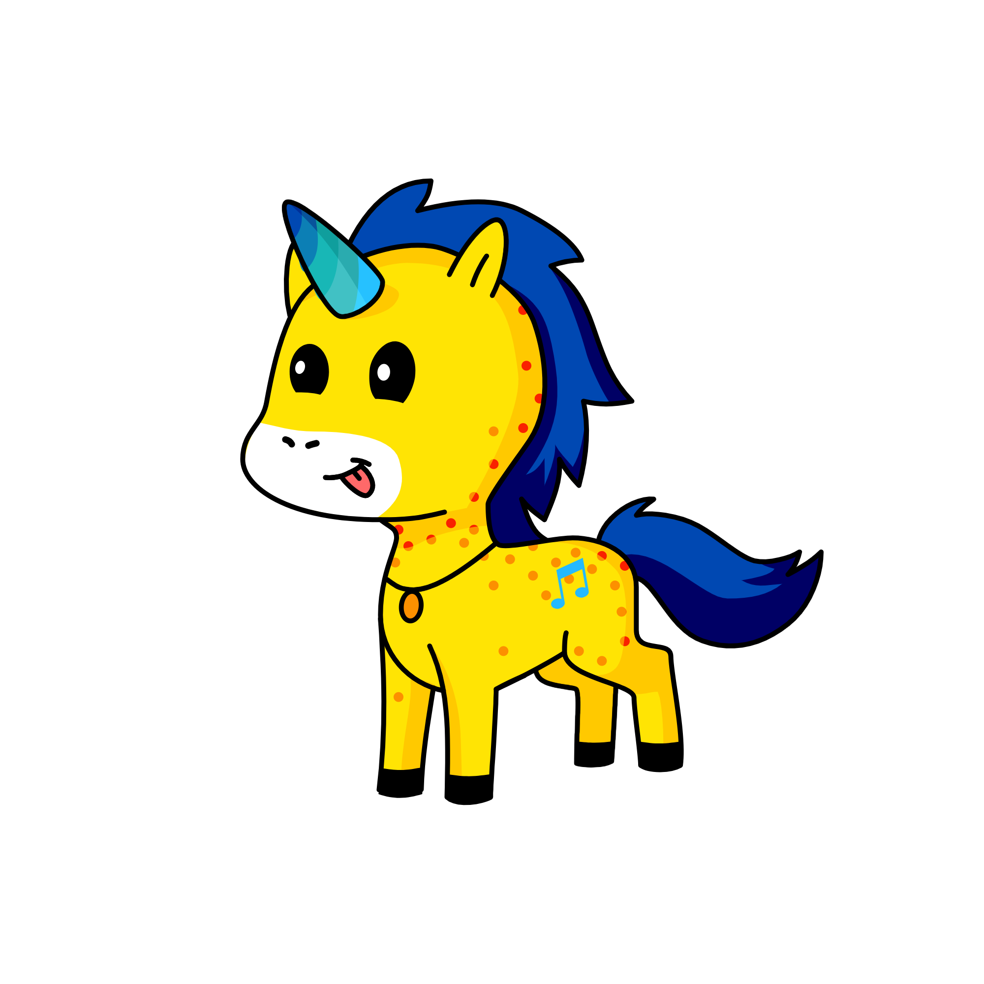 Moon, the unicorn