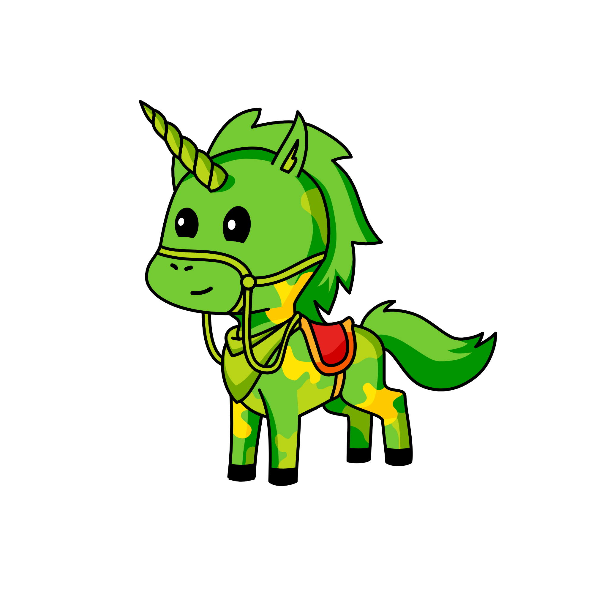 camo, the unicorn