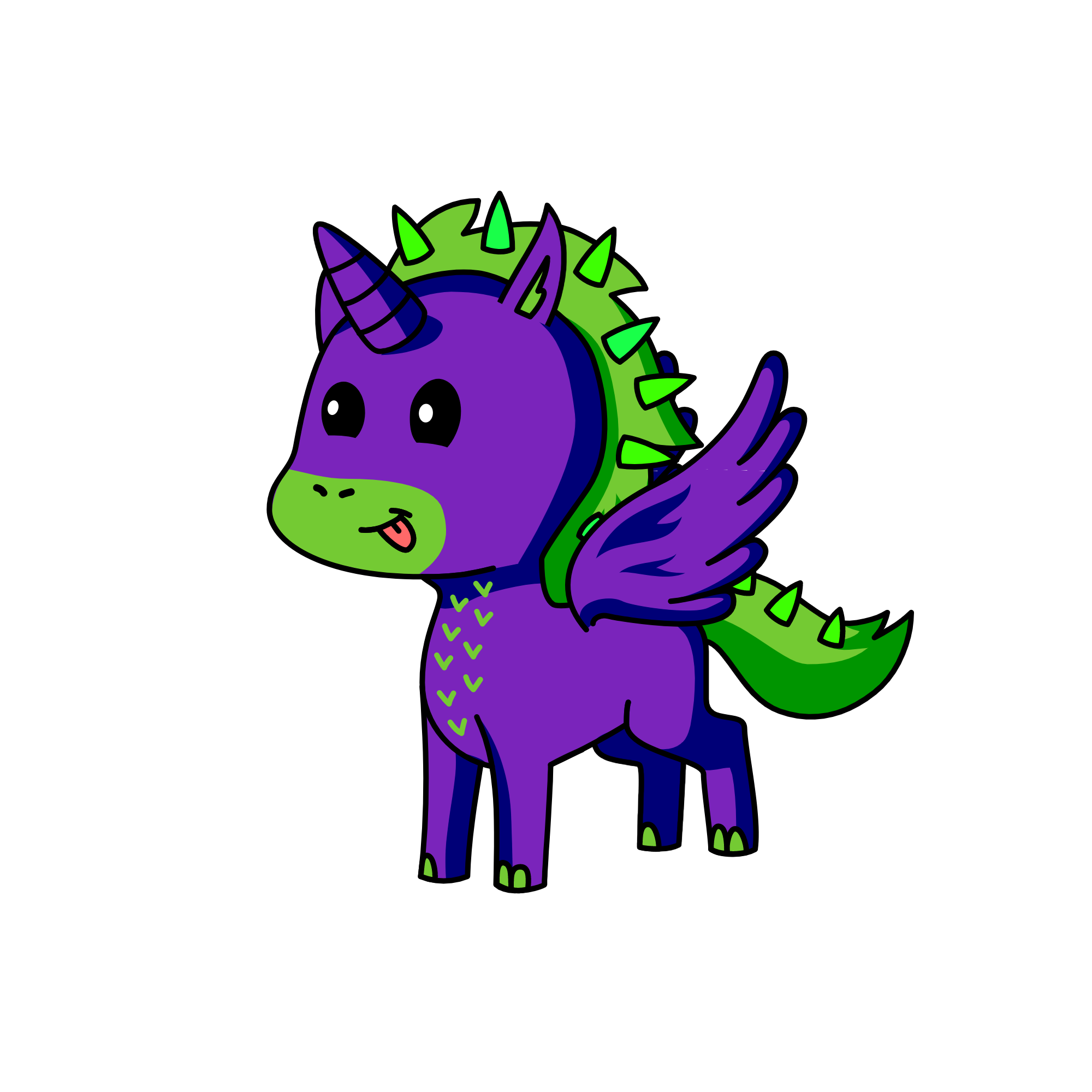 Spike Pony Form (MLP), the unicorn