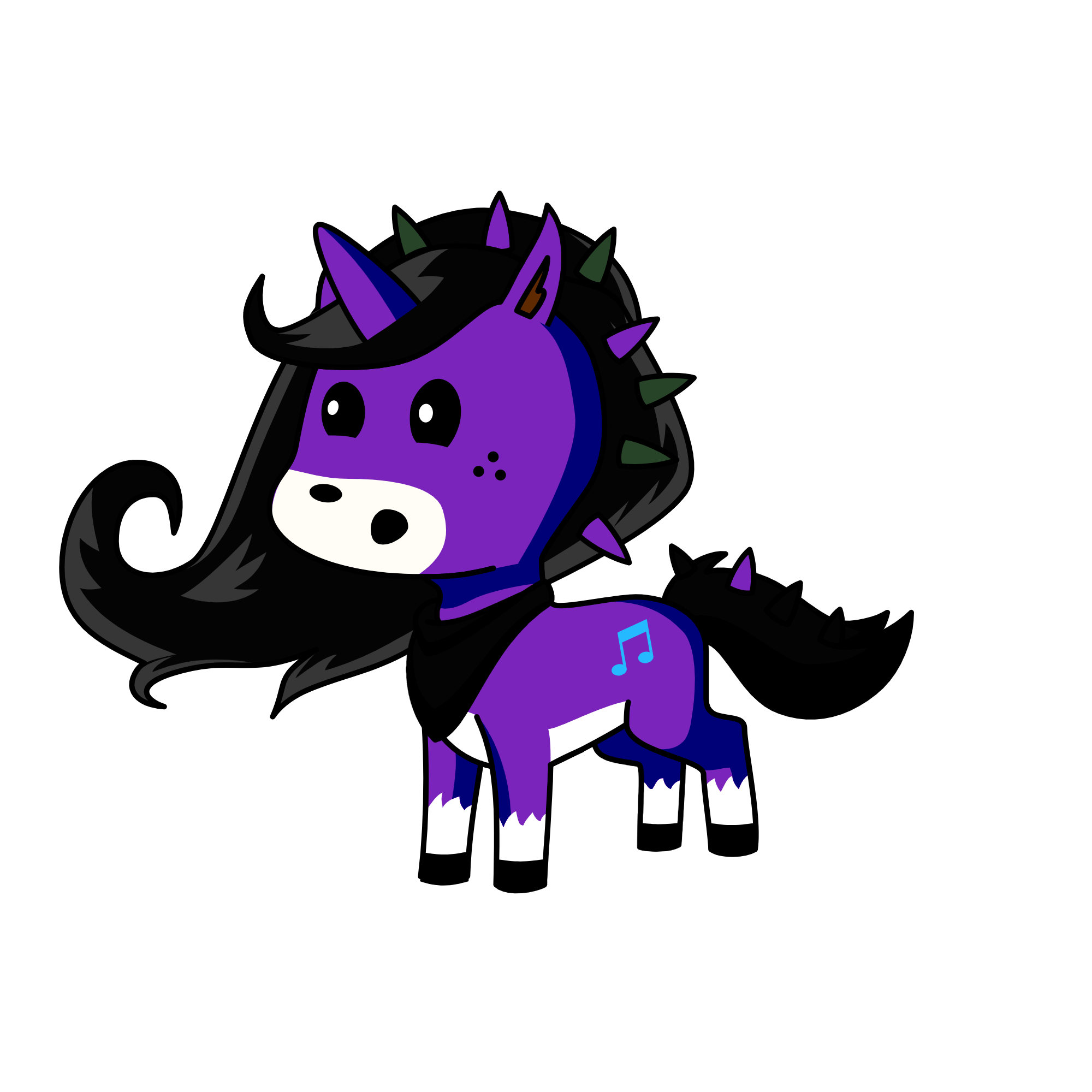 dark, the unicorn