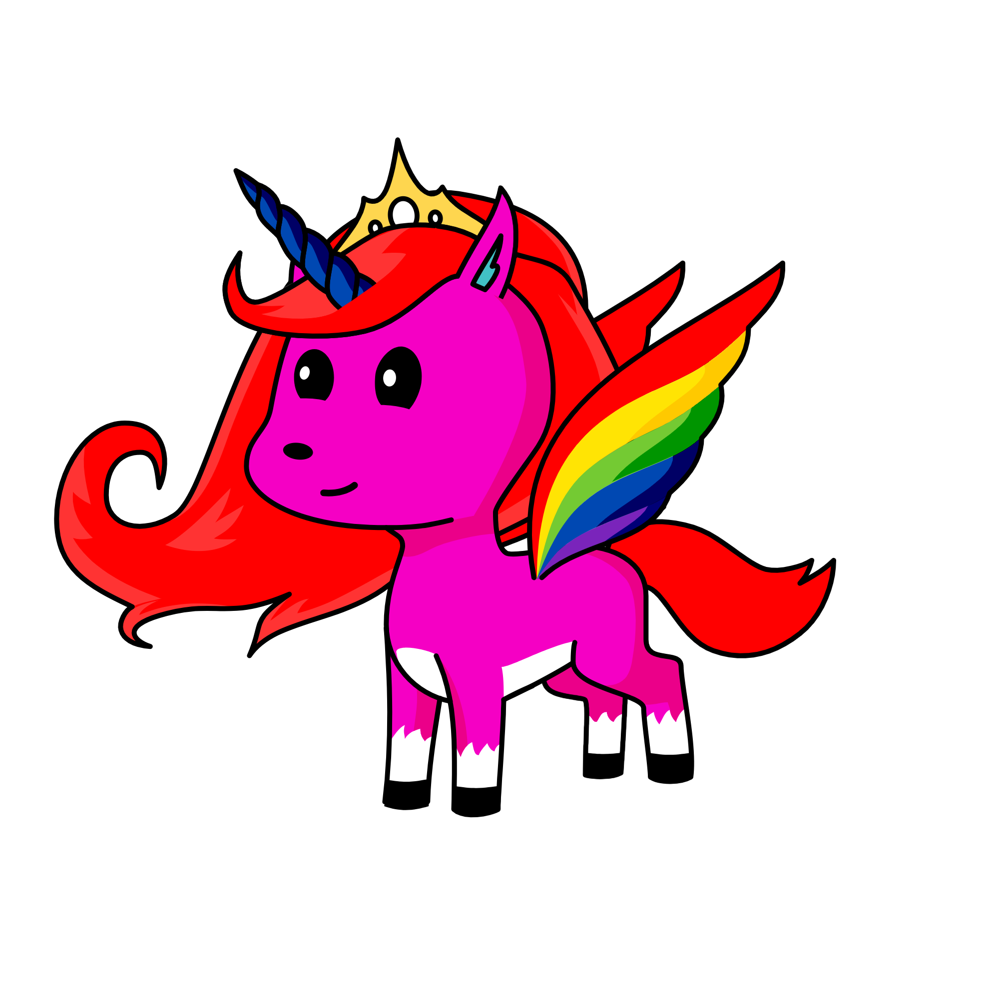 Queen, the unicorn