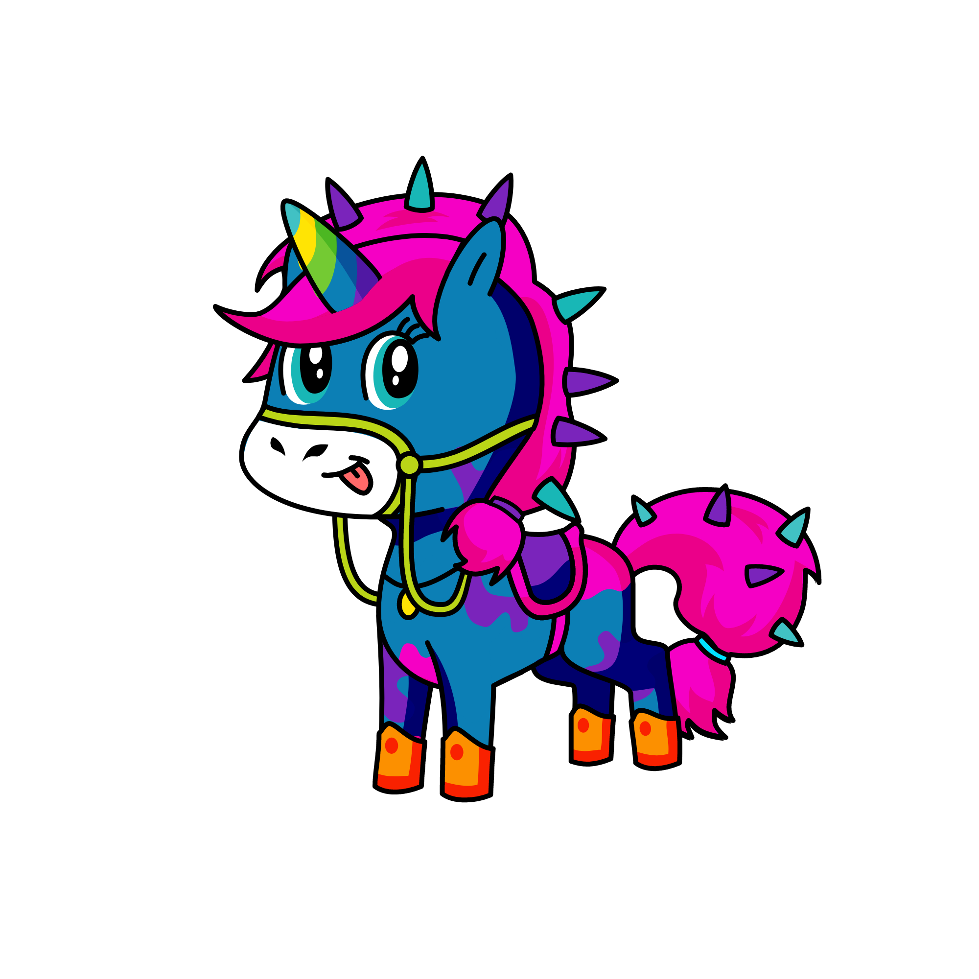 Winter, the unicorn