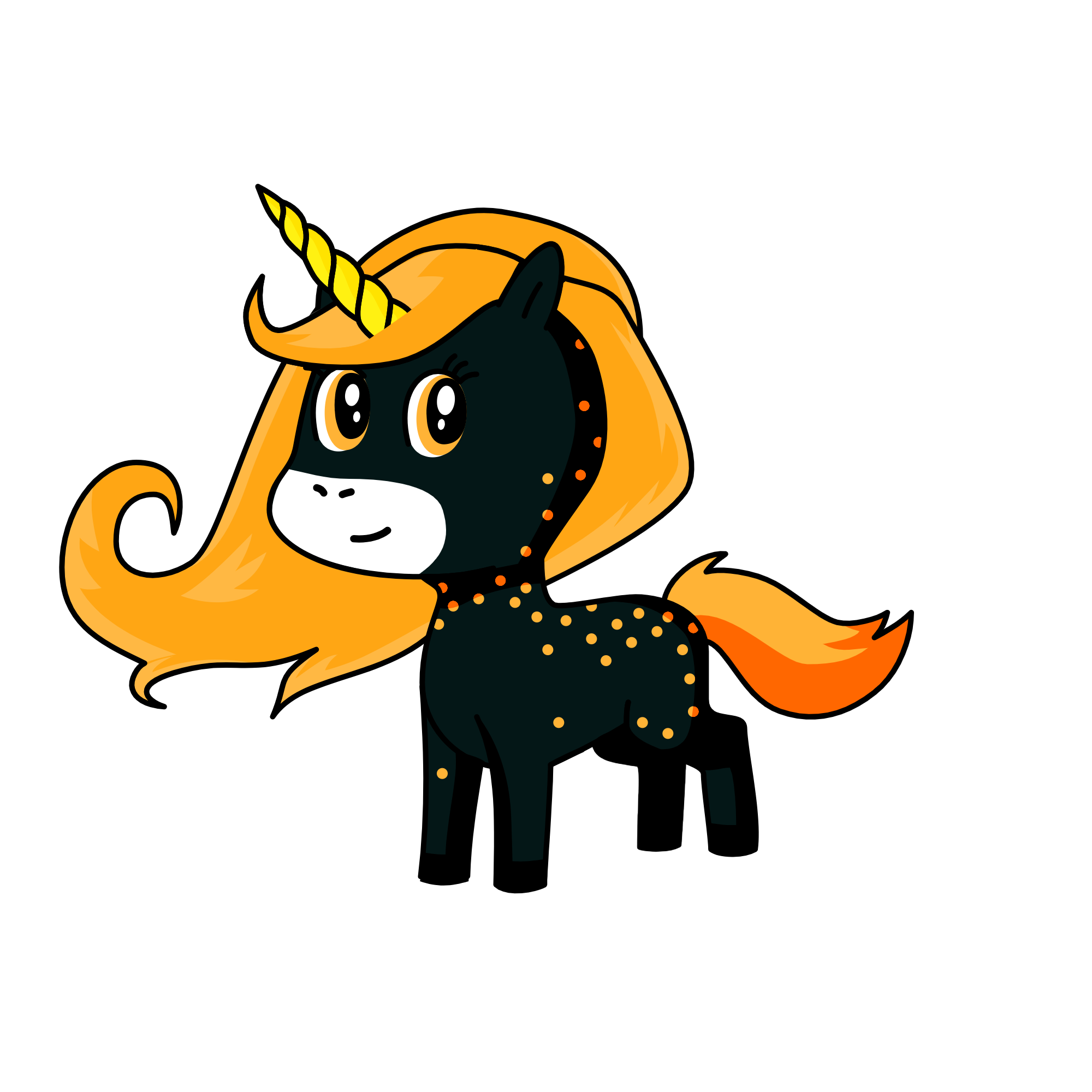 halley, the unicorn