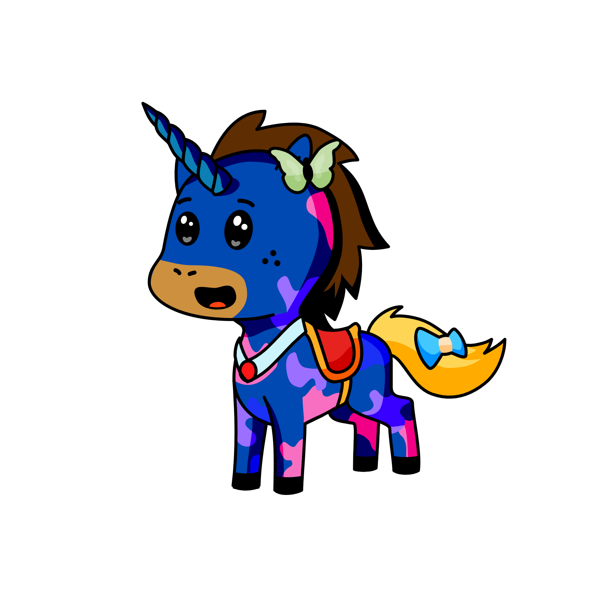 me you to ful, the unicorn