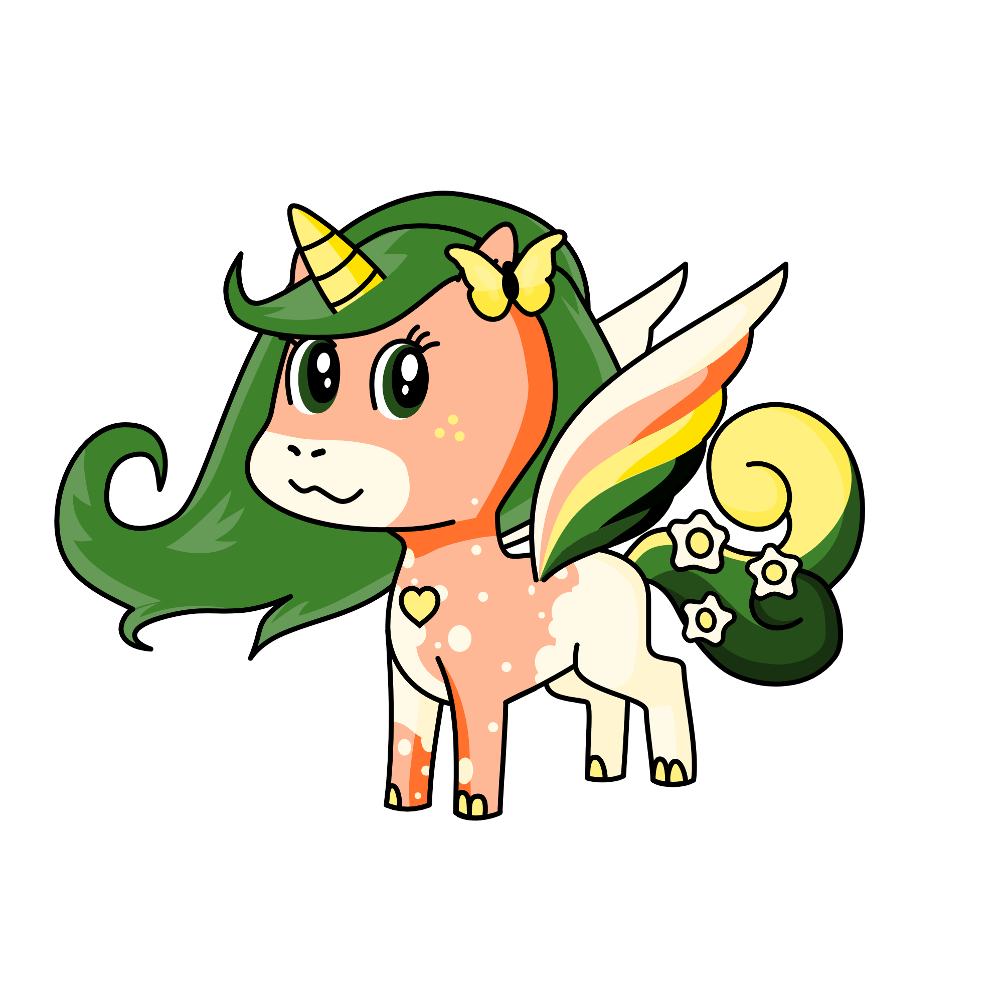 Flower, the unicorn