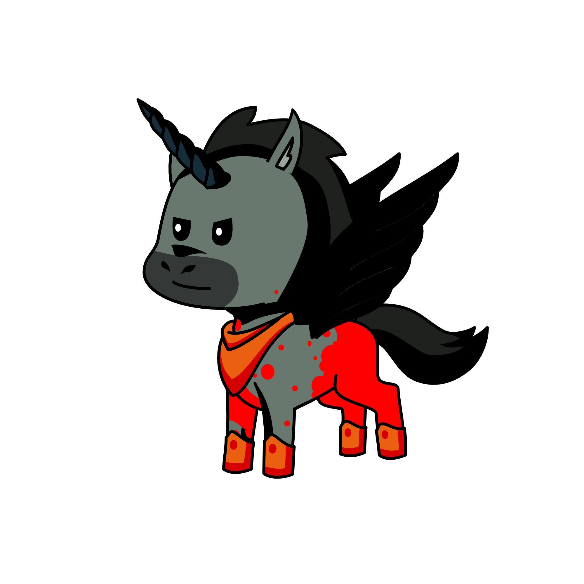 Hallomikeen, the unicorn