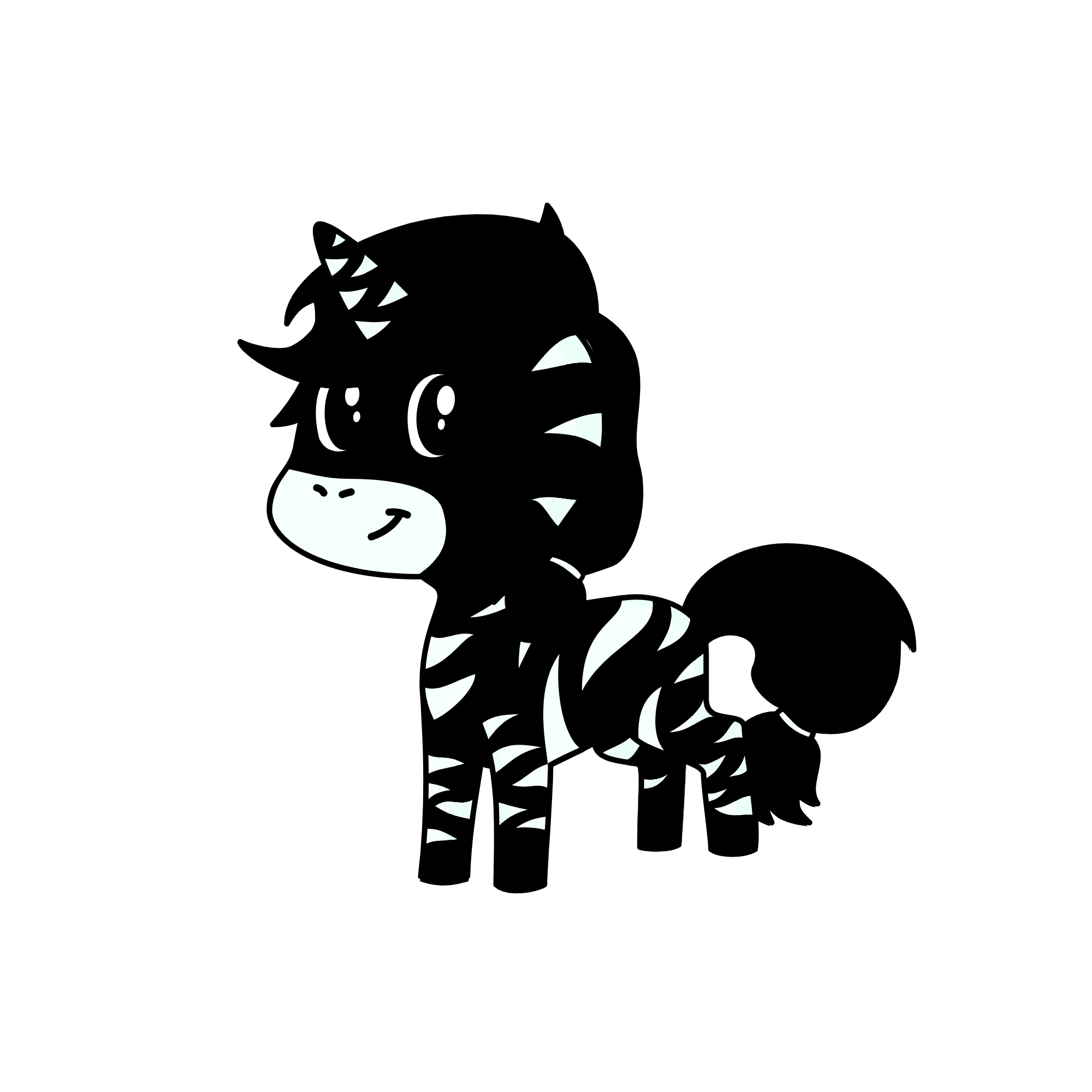 Zebra, the unicorn