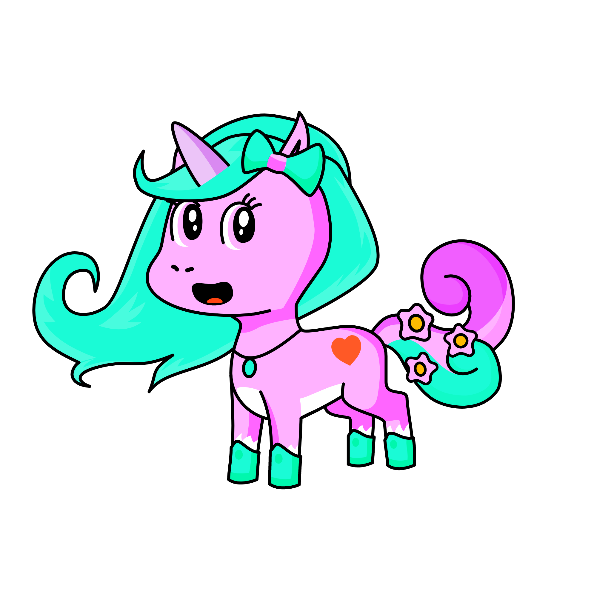 Fofilha, the unicorn