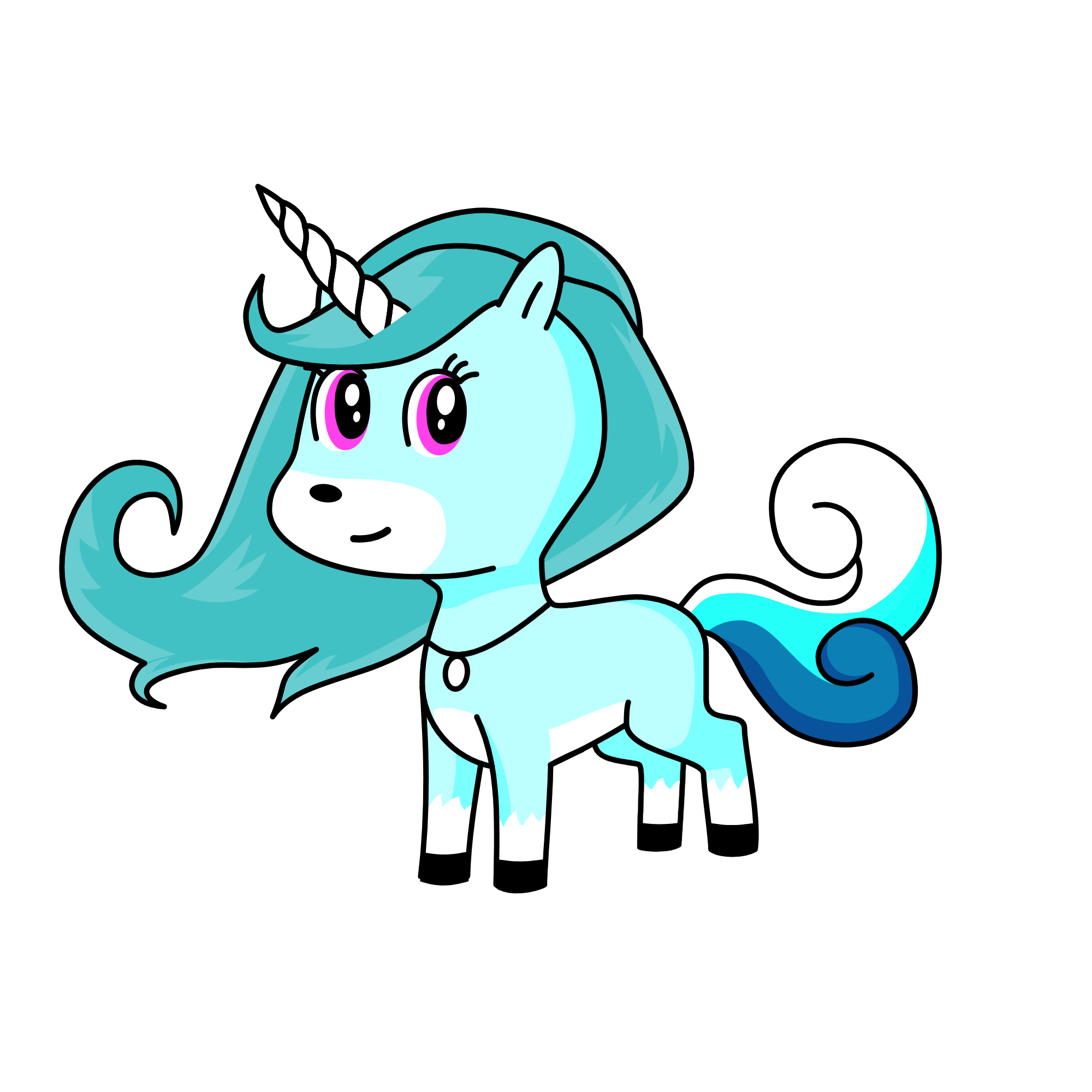 Winter, the unicorn