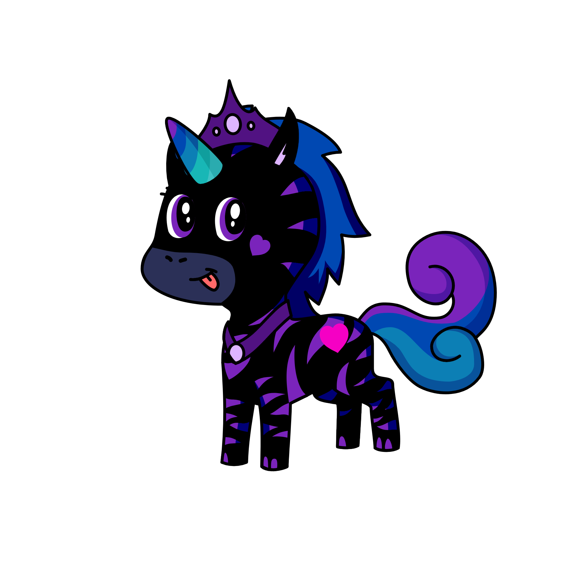 Midnight, the unicorn