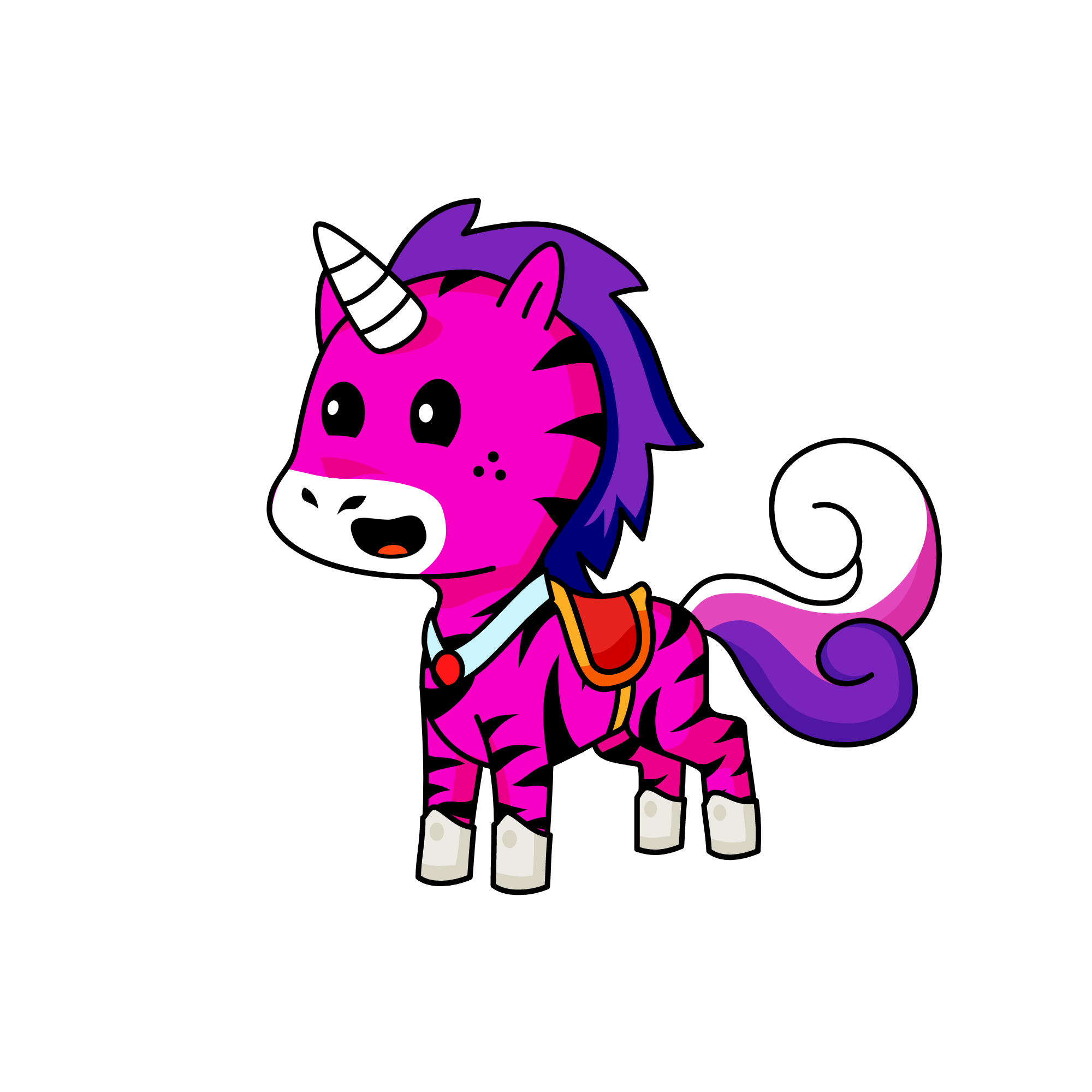 fire, the unicorn
