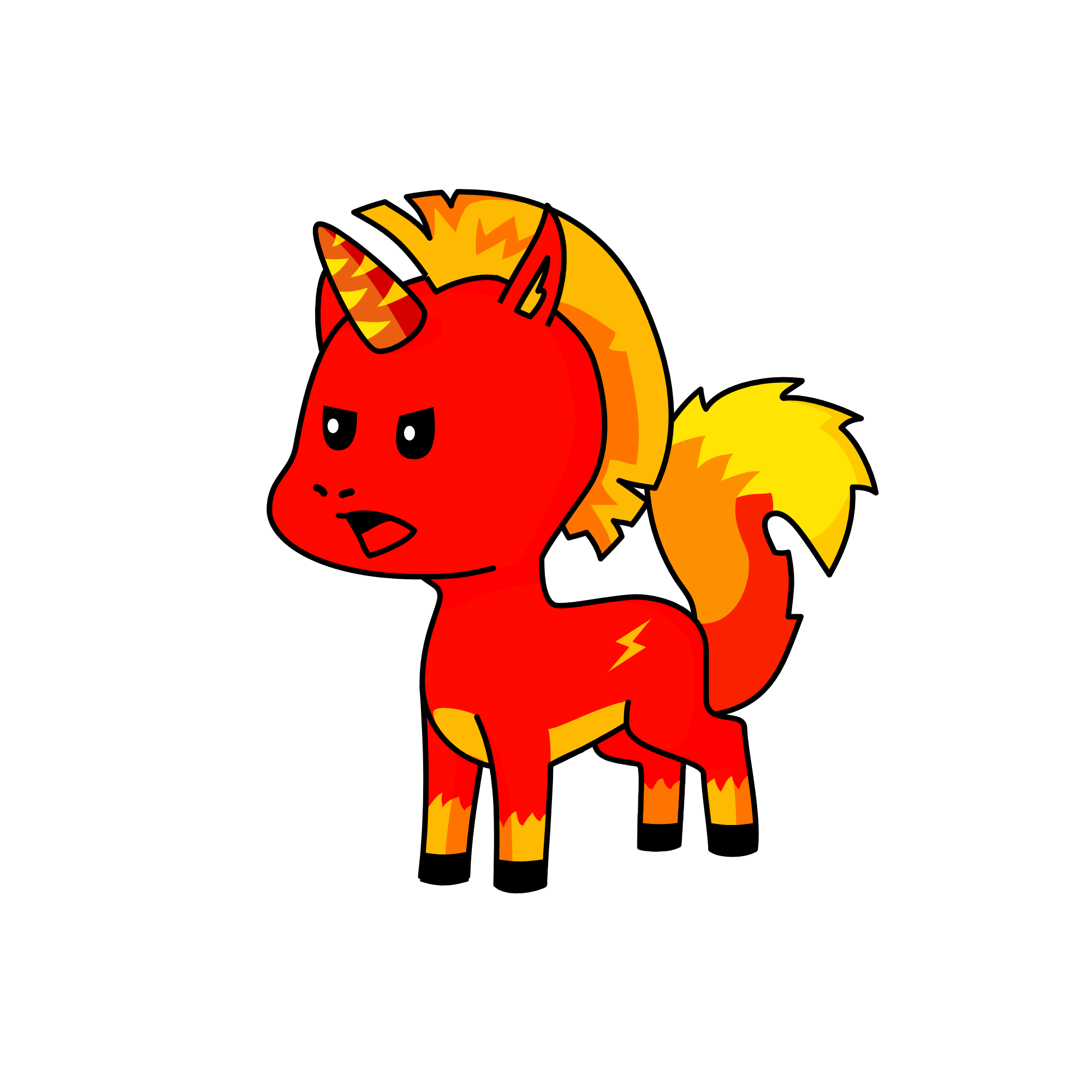 Anger, the unicorn