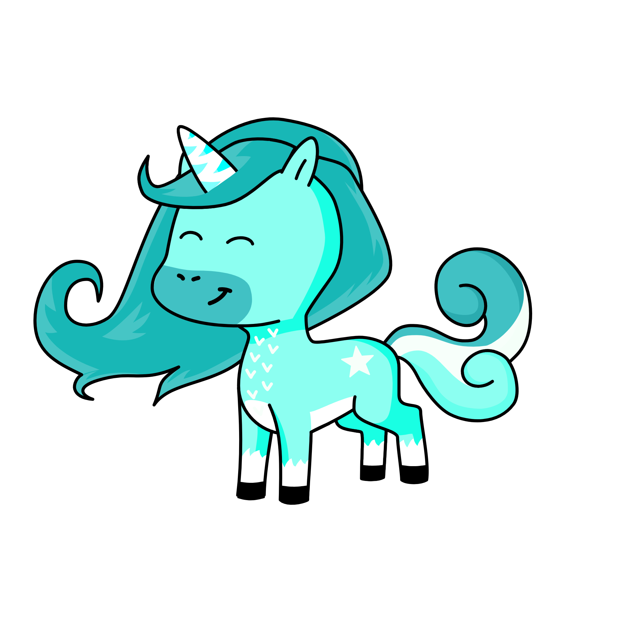 Diamond Shimmer, the unicorn