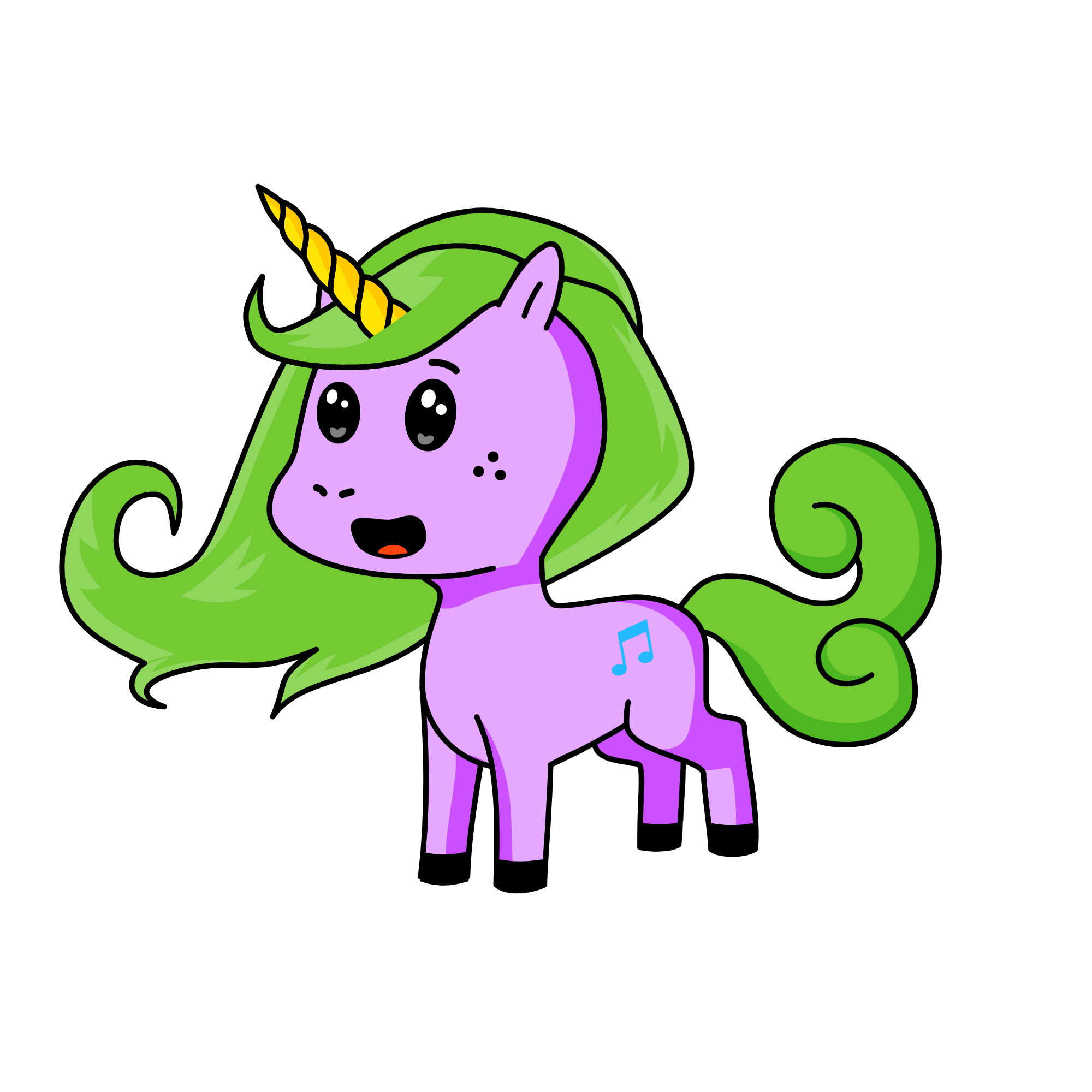 music, the unicorn