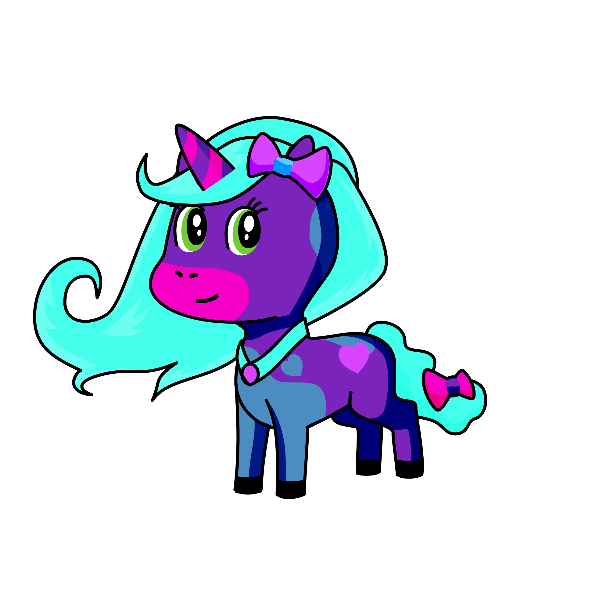 Pride [ girl and amazingly pretty], the unicorn