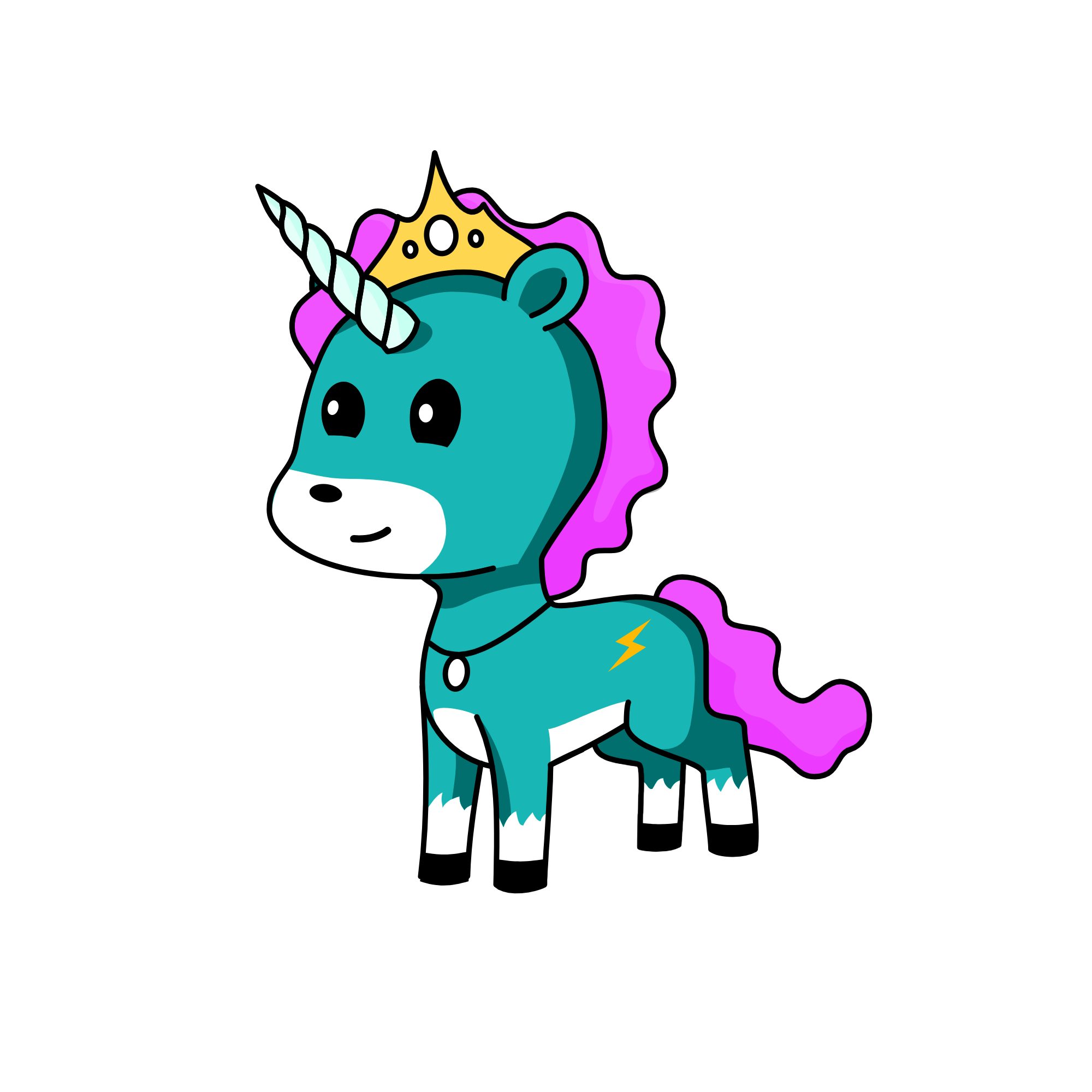 Princess Ruby, the unicorn