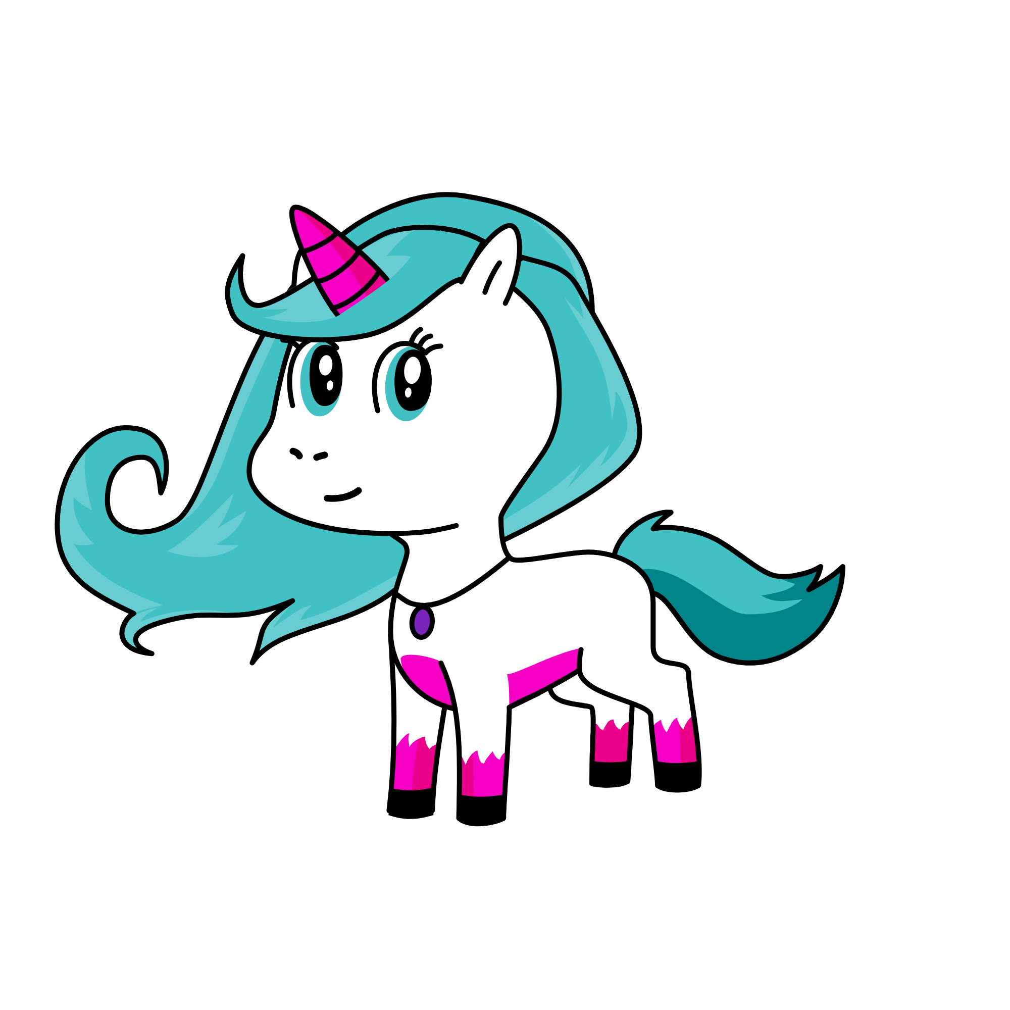 snow white, the unicorn