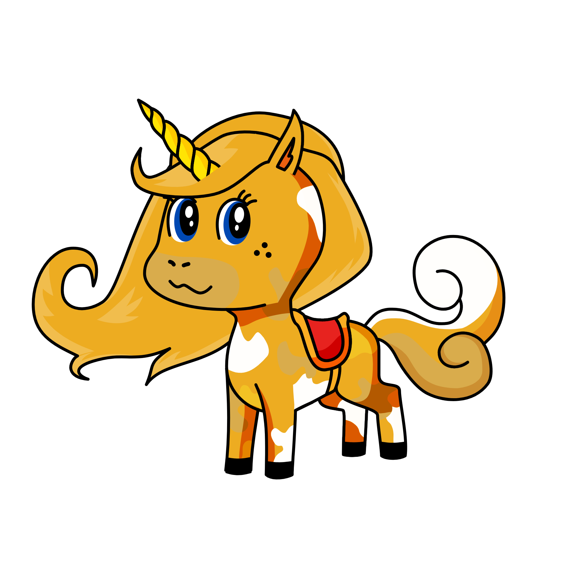 caramel, the unicorn