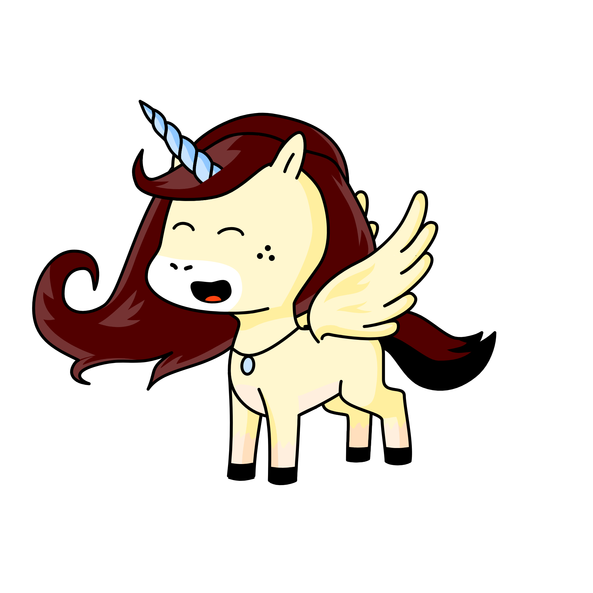 Glory, the unicorn