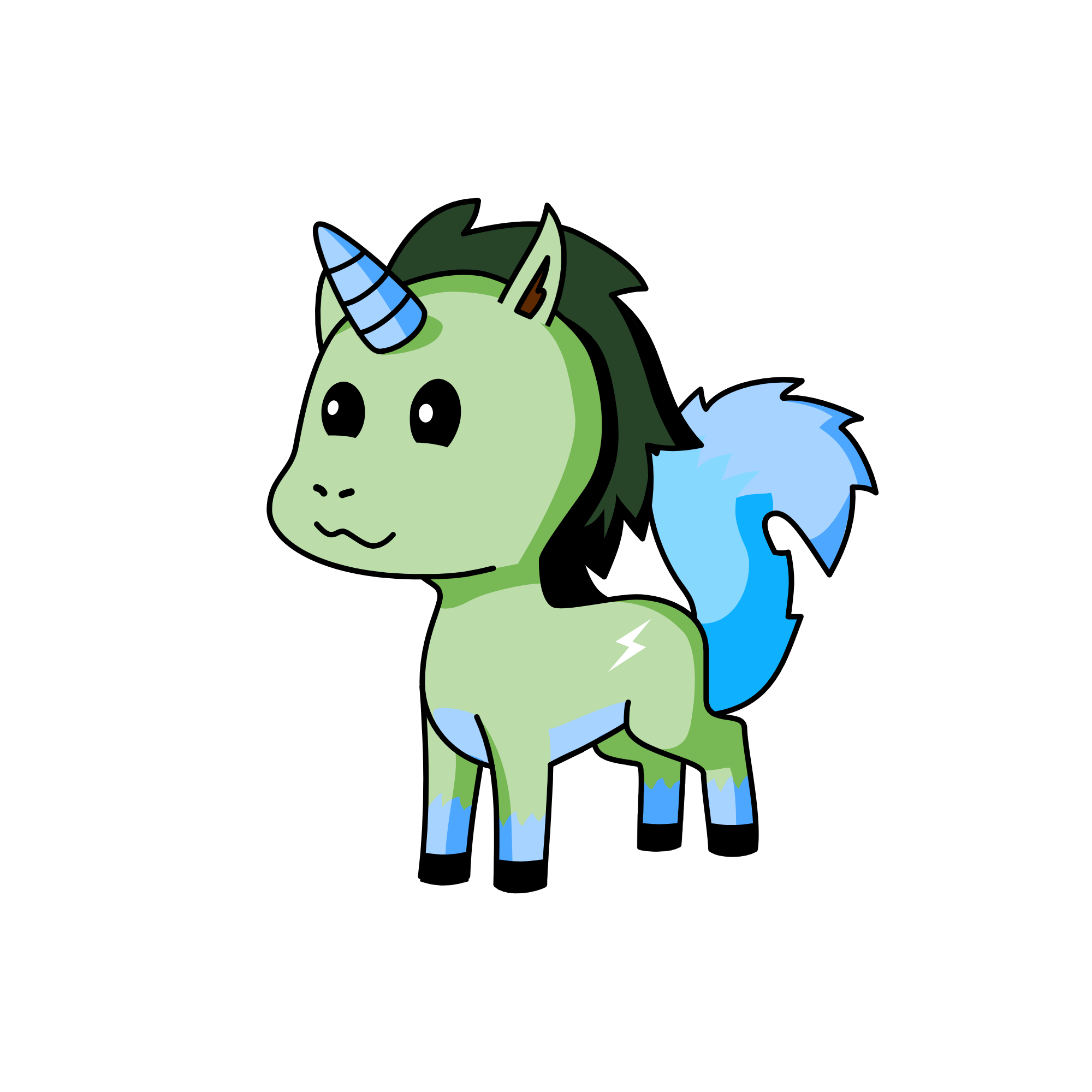 Roarie, the unicorn