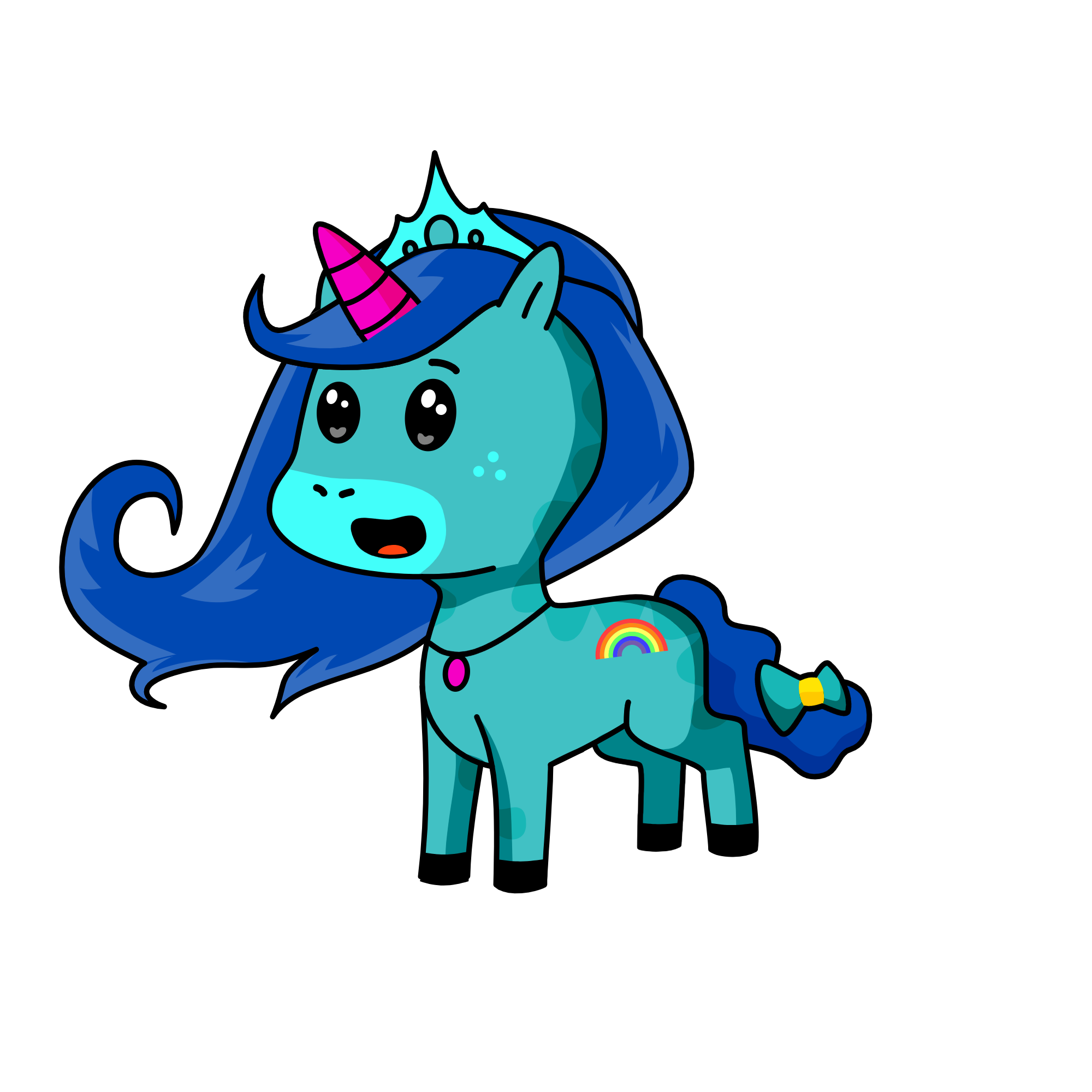 Bubble Gum, the unicorn