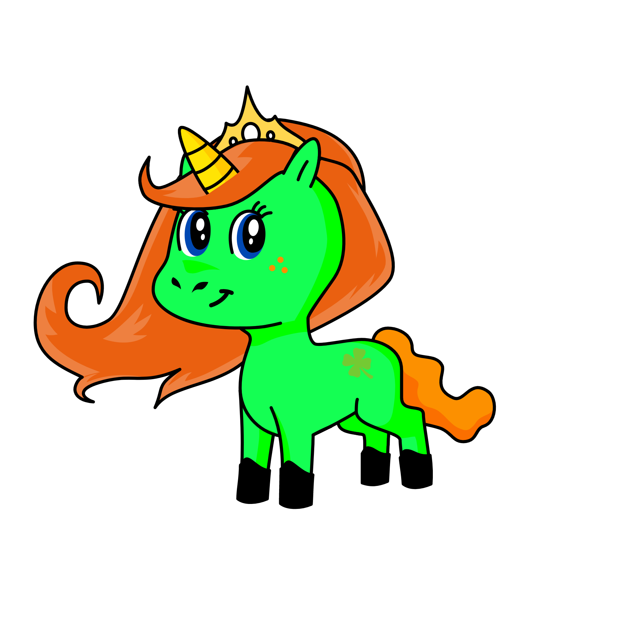 Lucky, the unicorn