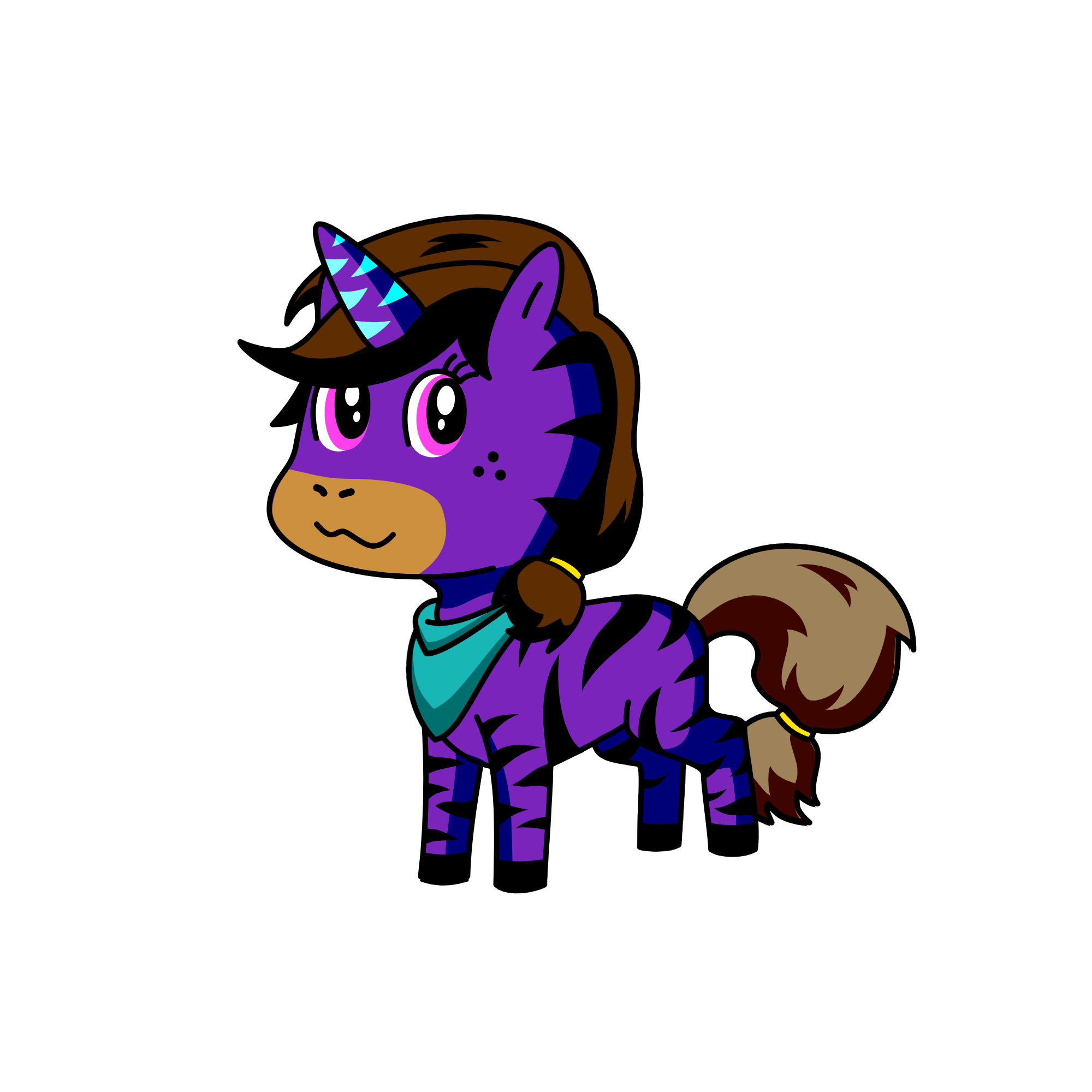 Abcde (pronounced ab-si-dee), the unicorn